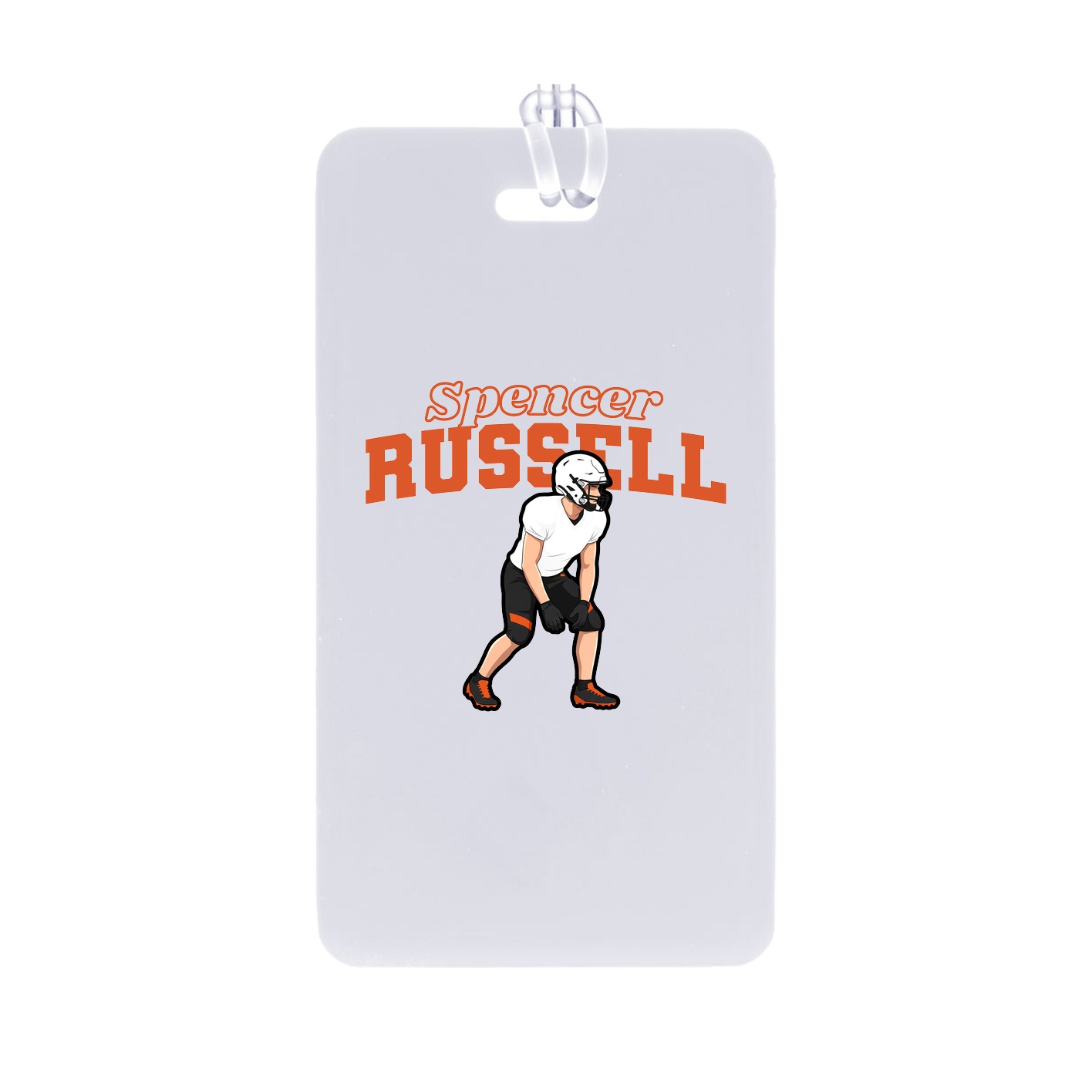 Bag Tag — Name Arch in Classic