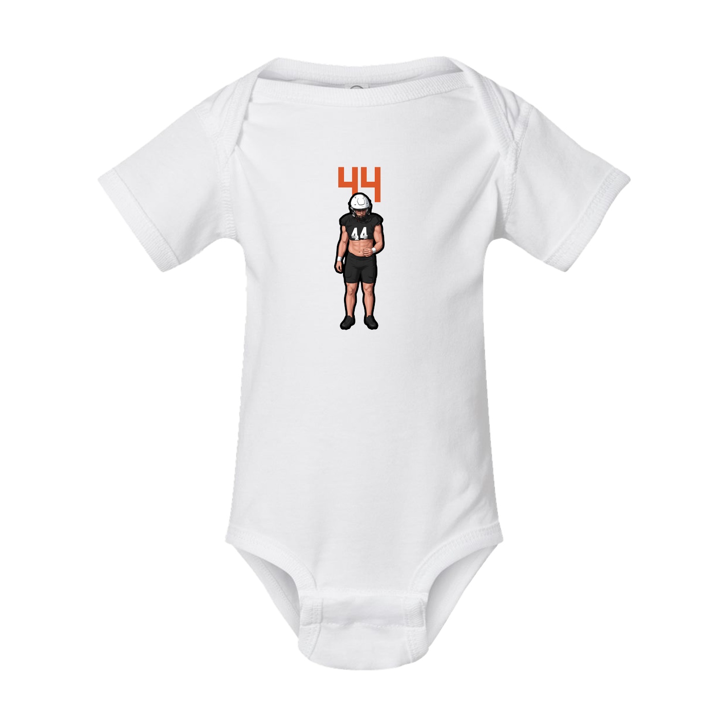 Baby Onesie — Number Top in White