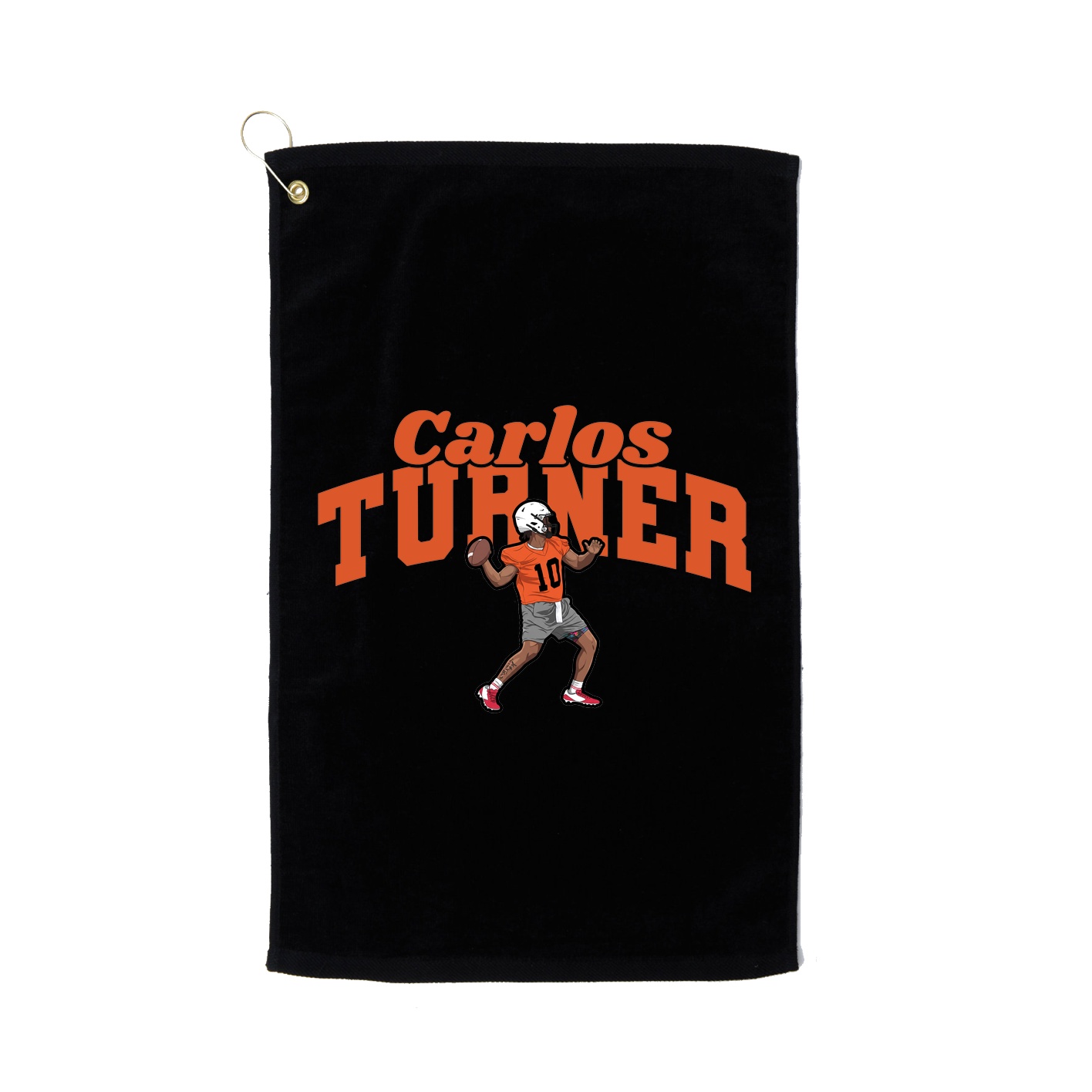 Golf Towel — Signature Arch in Black