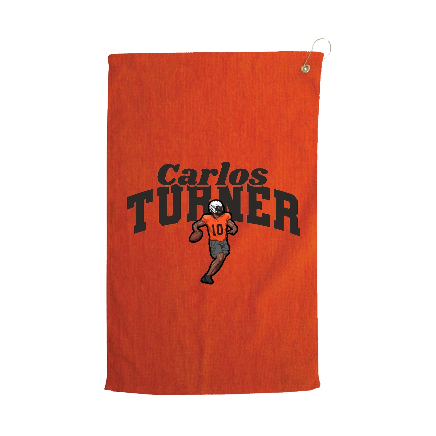 Golf Towel — Signature Arch in Orange