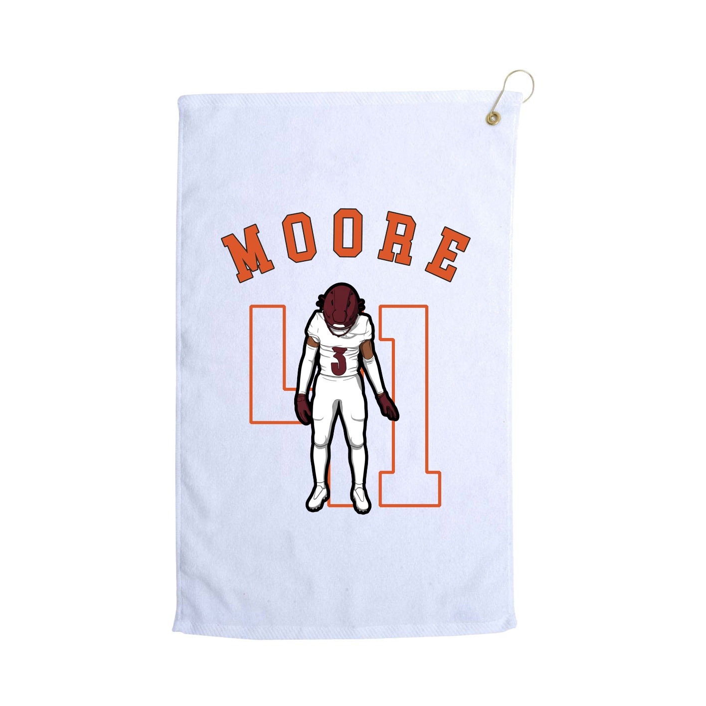 Golf Towel — Shirsey Arch in White