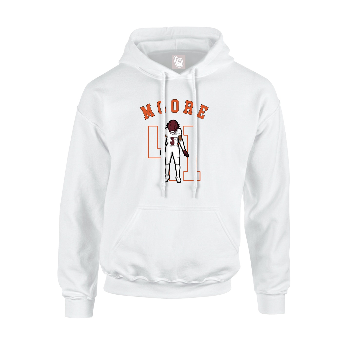 Youth Hoodie — Shirsey Arch in White