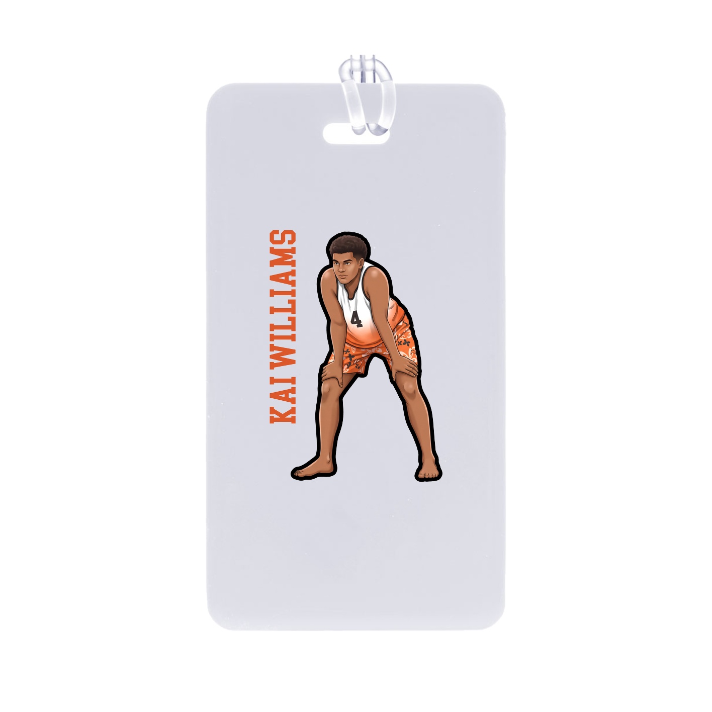 Bag Tag — Name Vertical in Classic