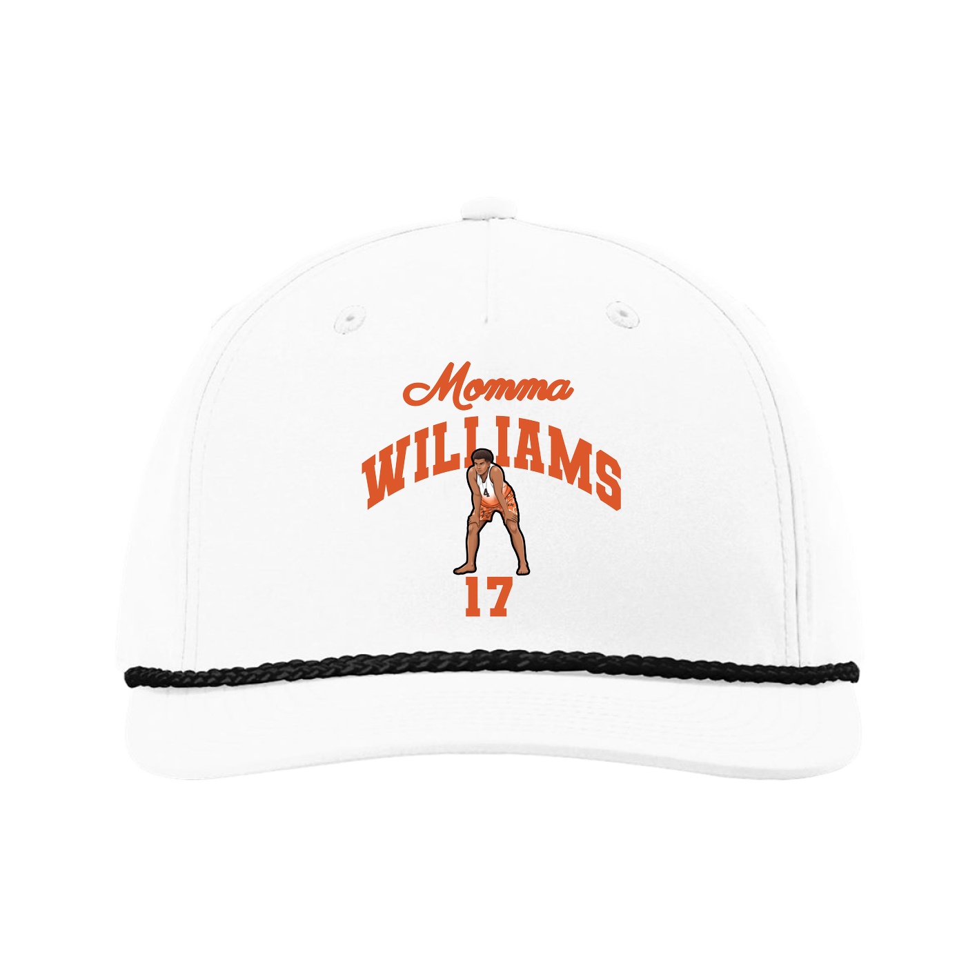 Five-Panel Classic Rope Cap — Mothers Day Arch in White