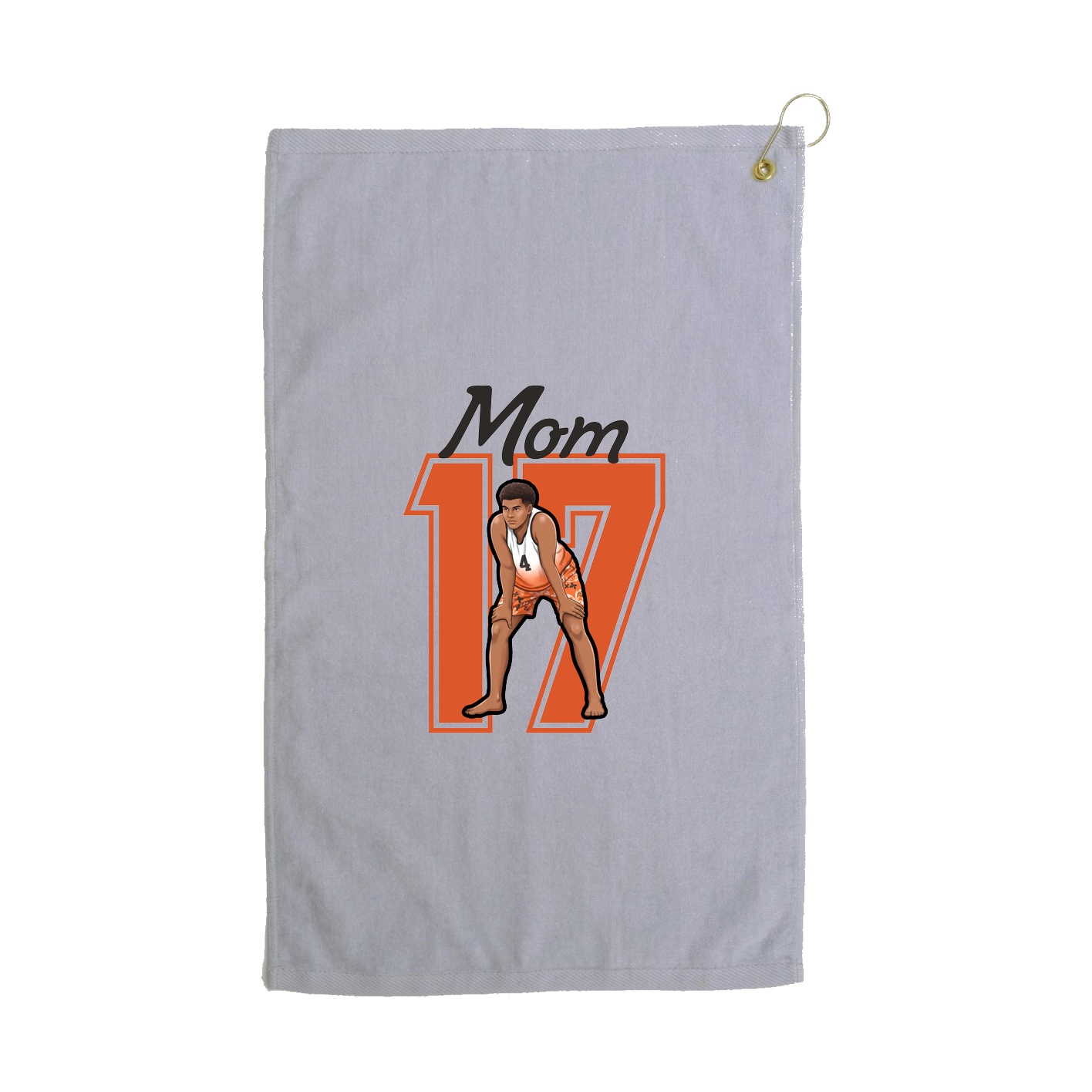 Golf Towel — Mothers Day Shirsey in Grey