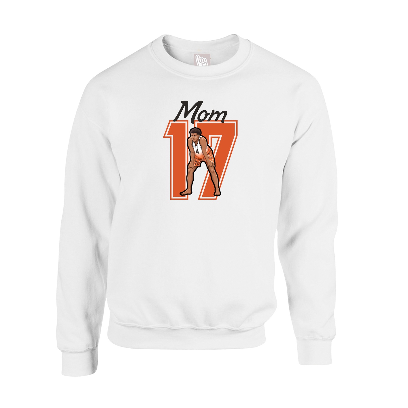 Fleece Crew — Mothers Day Shirsey in White