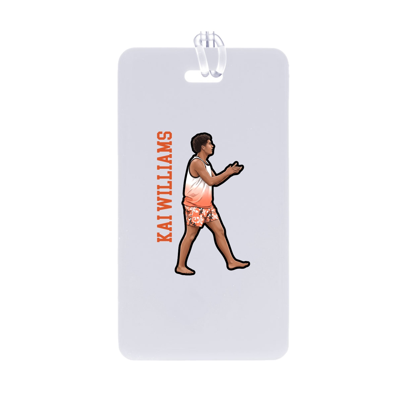 Bag Tag — Name Vertical in Classic