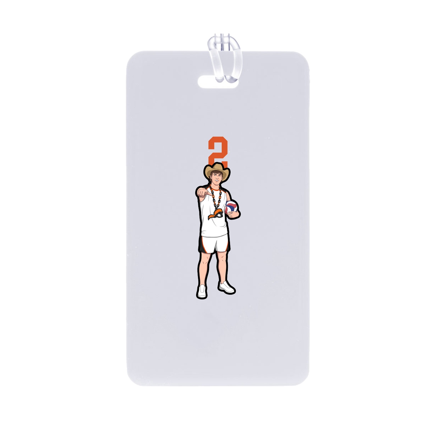 Bag Tag — Number Top in Classic