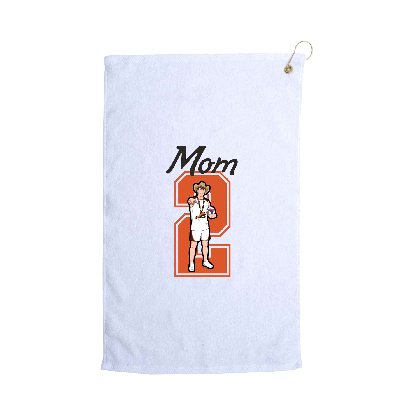 Golf Towel — Mothers Day Shirsey in White