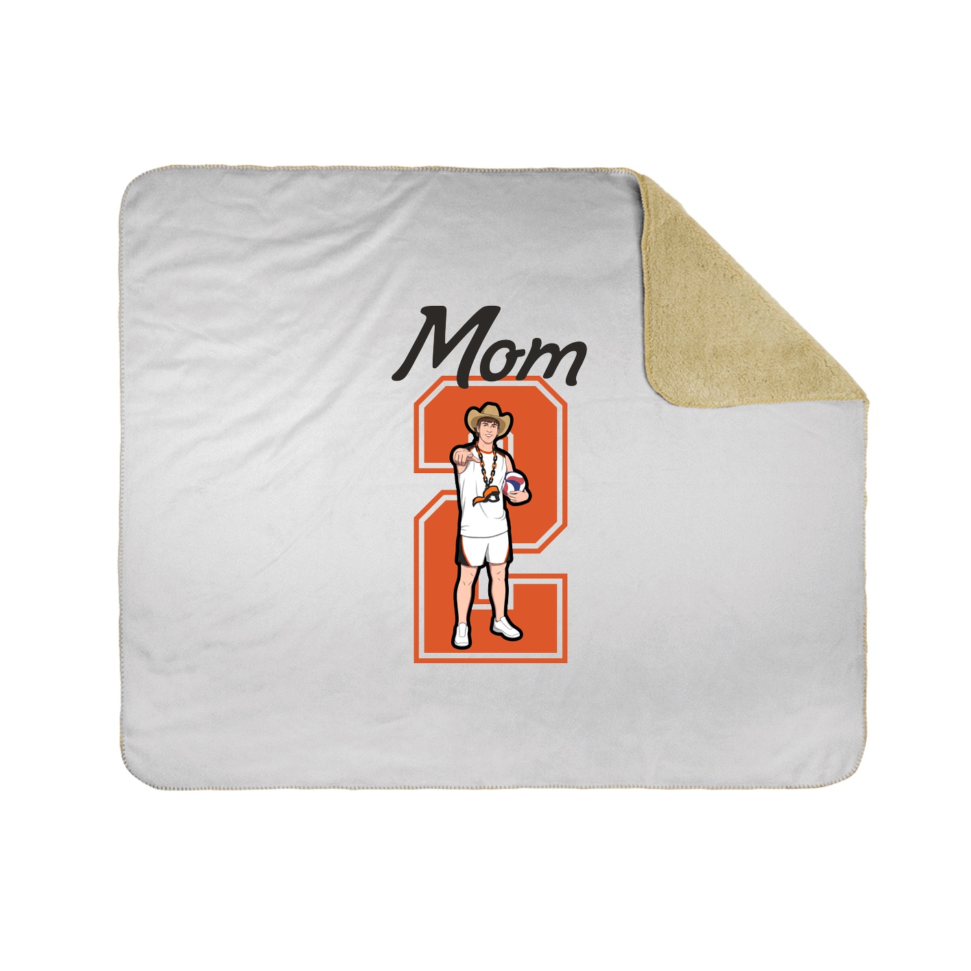 Throw Blanket — Mothers Day Shirsey in White