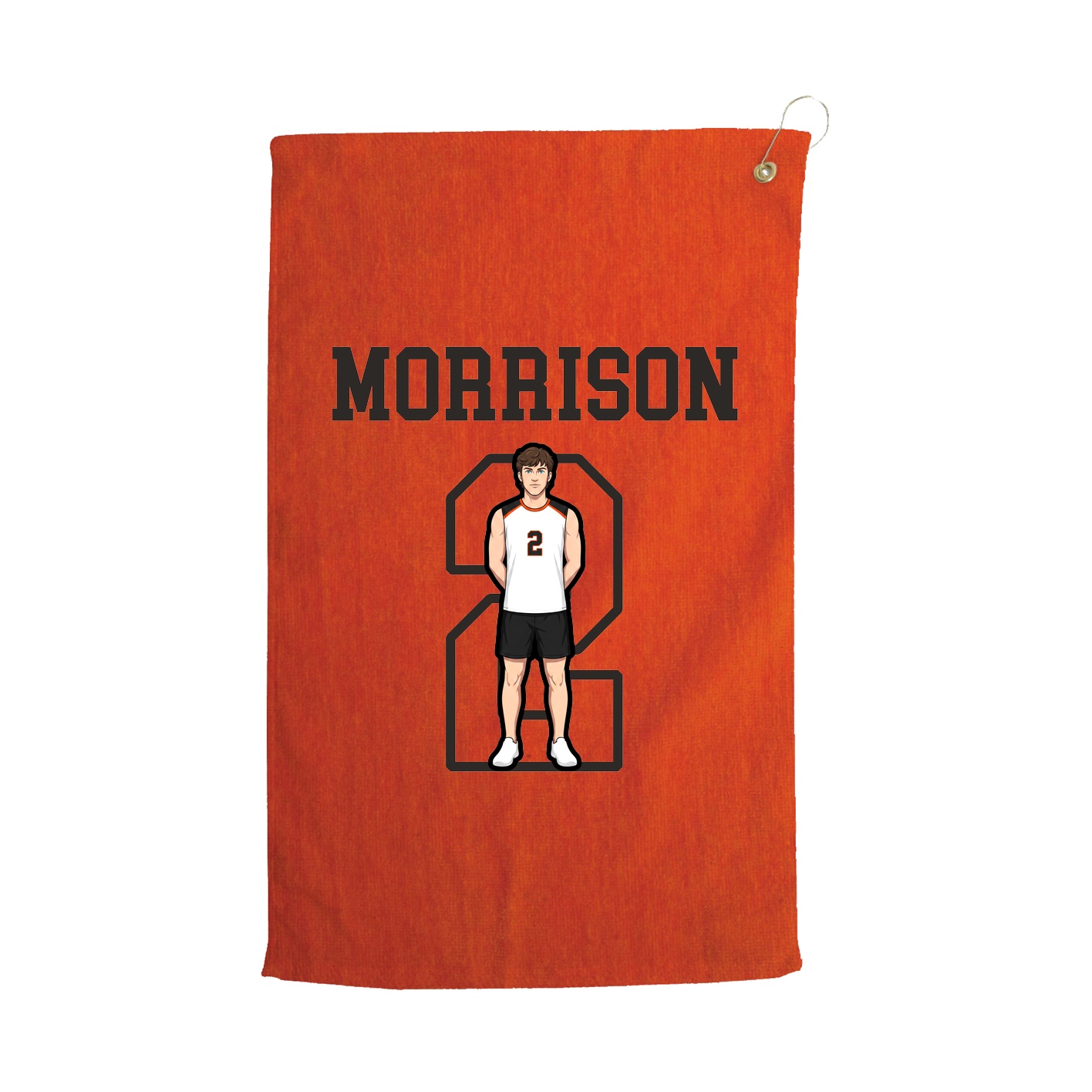 Golf Towel — Shirsey in Orange