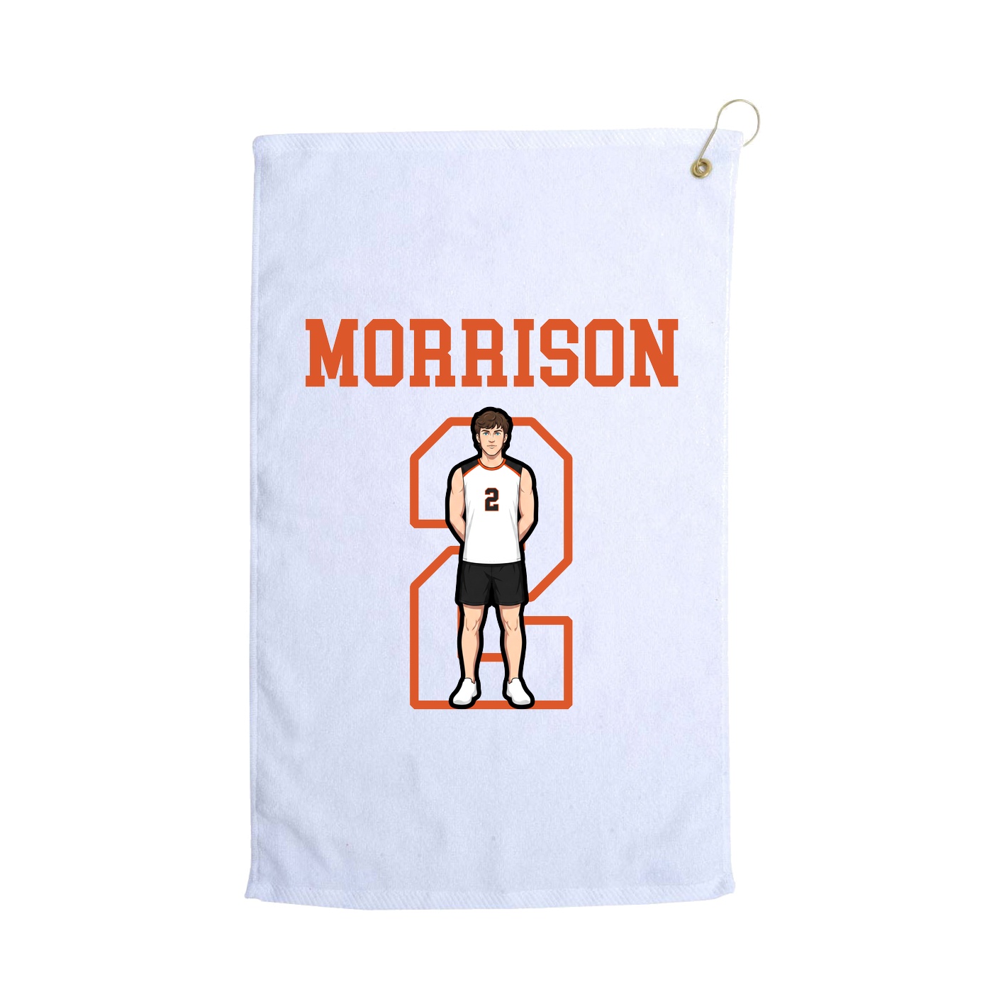Golf Towel — Shirsey in White