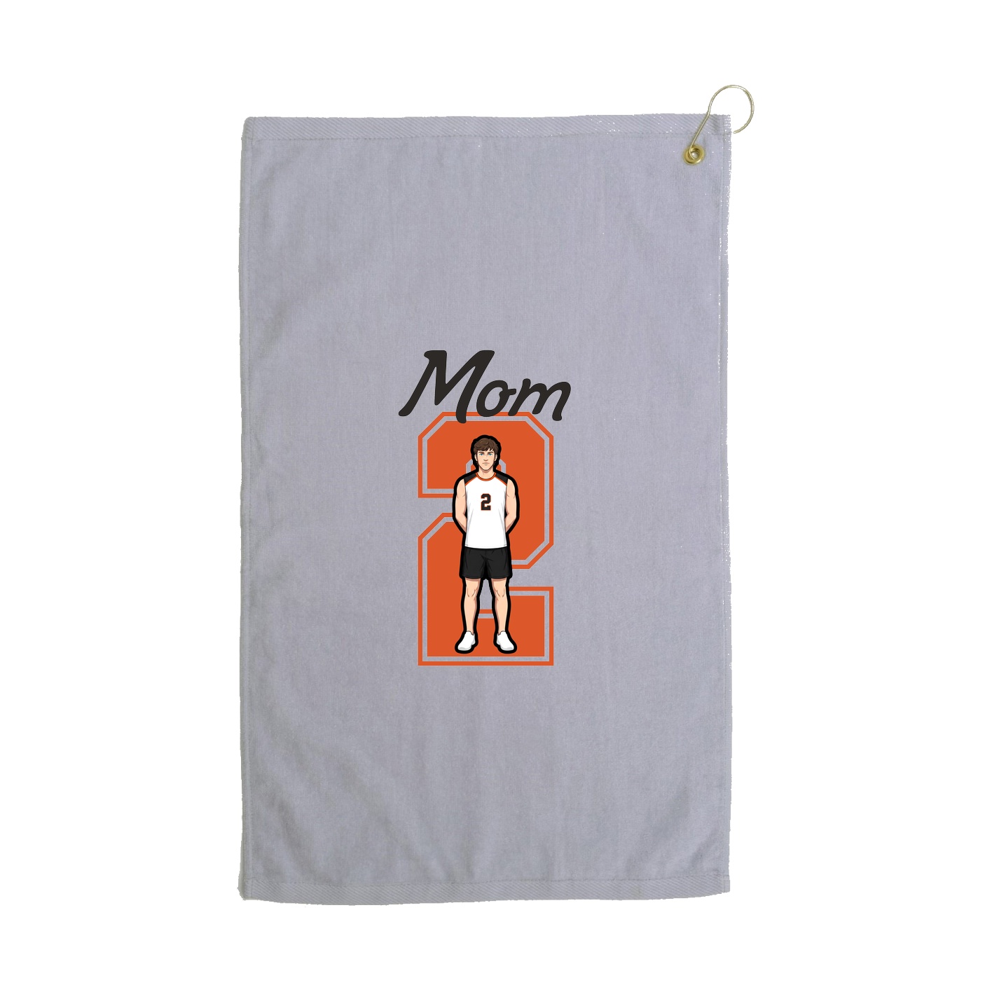 Golf Towel — Mothers Day Shirsey in Grey