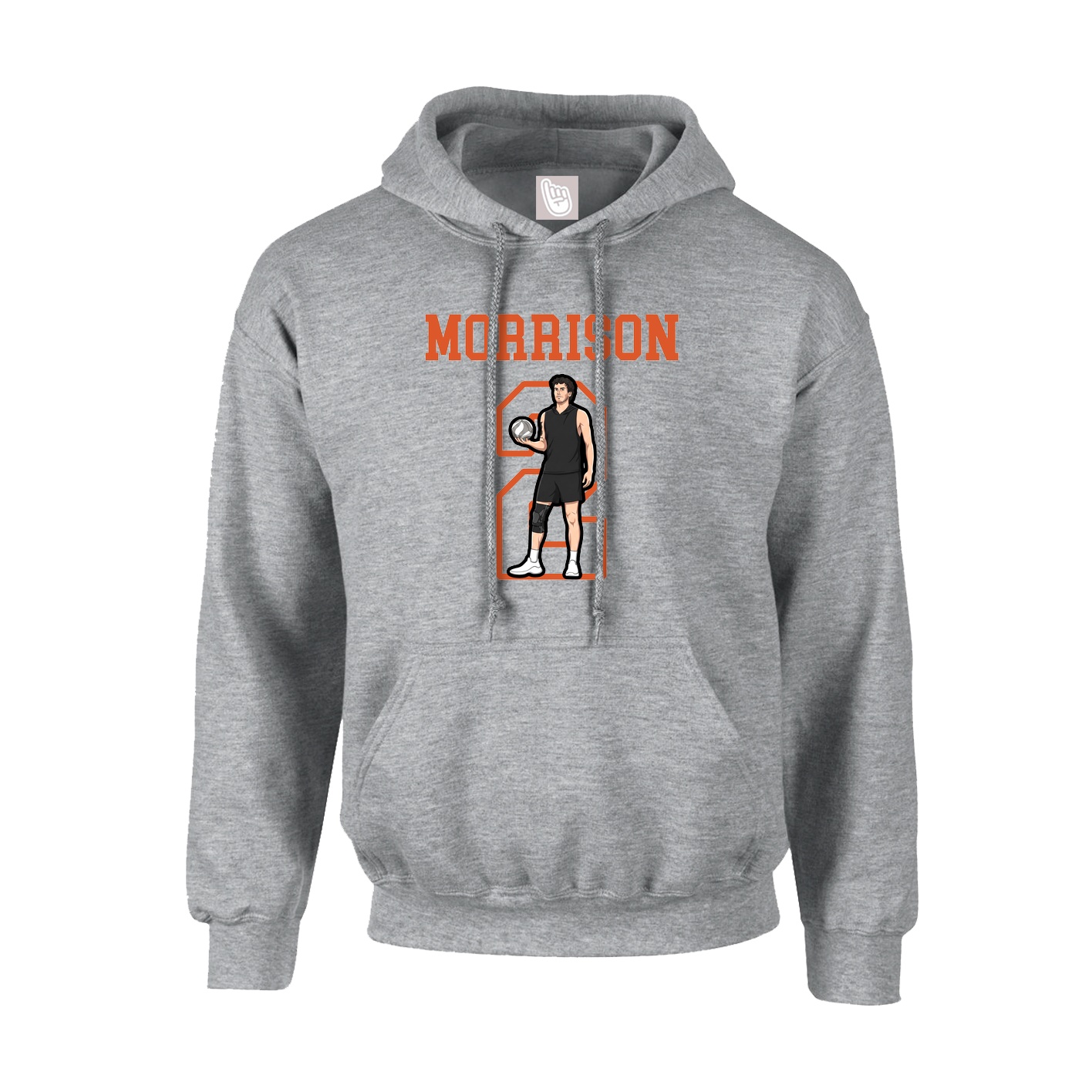 Hoodie — Shirsey in Grey