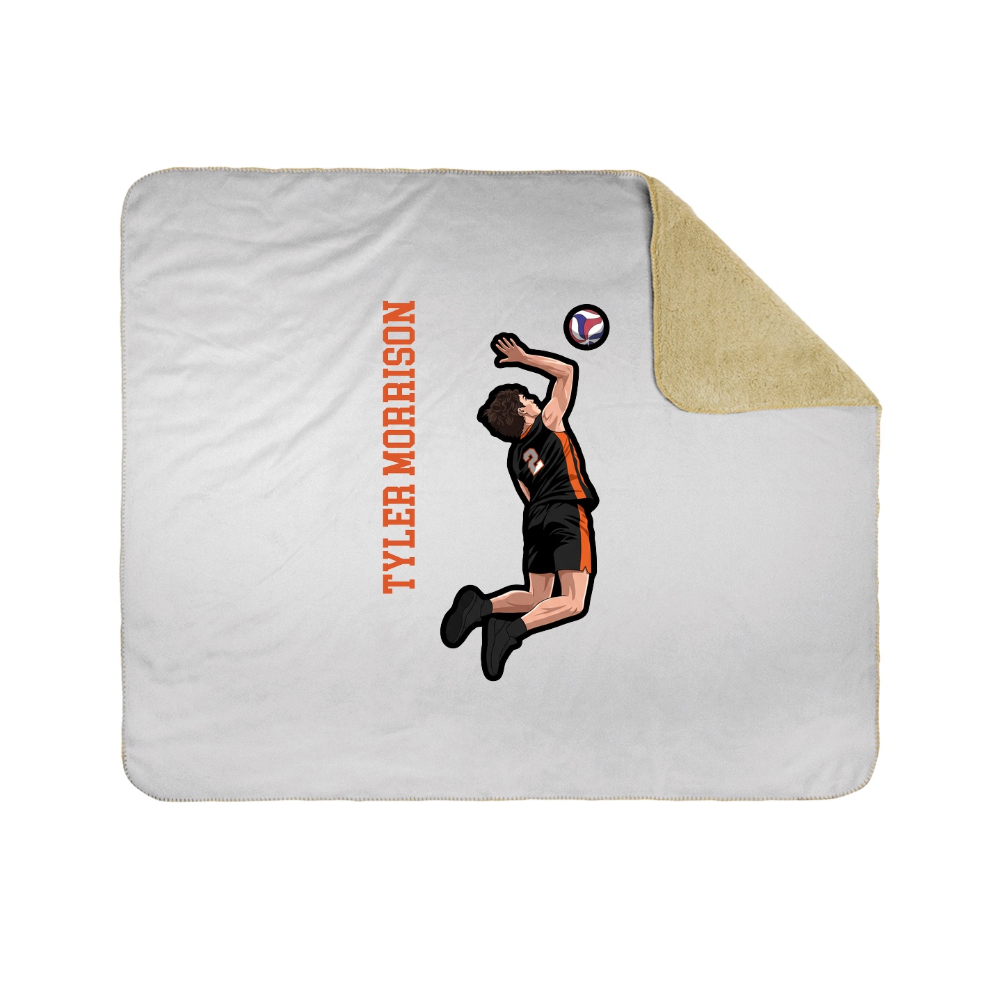 50x60 Sherpa Lined Throw Blanket
