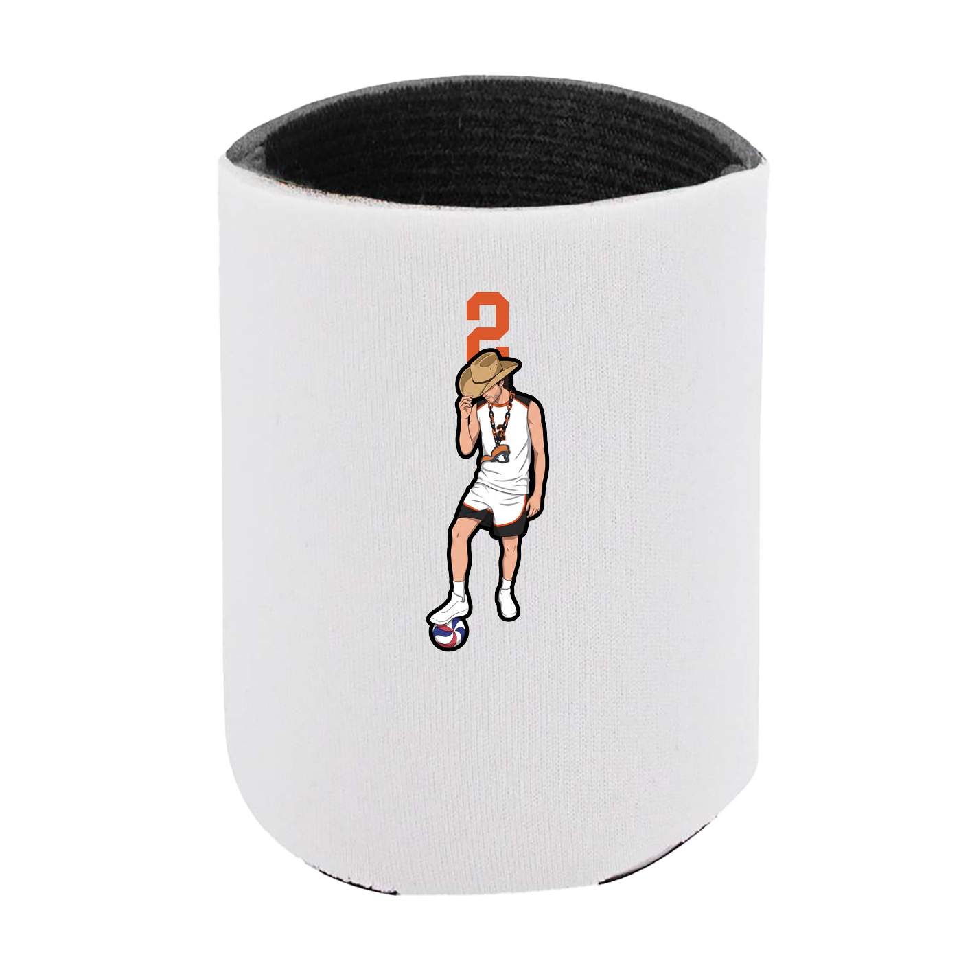 Can Holder — Number Top in White