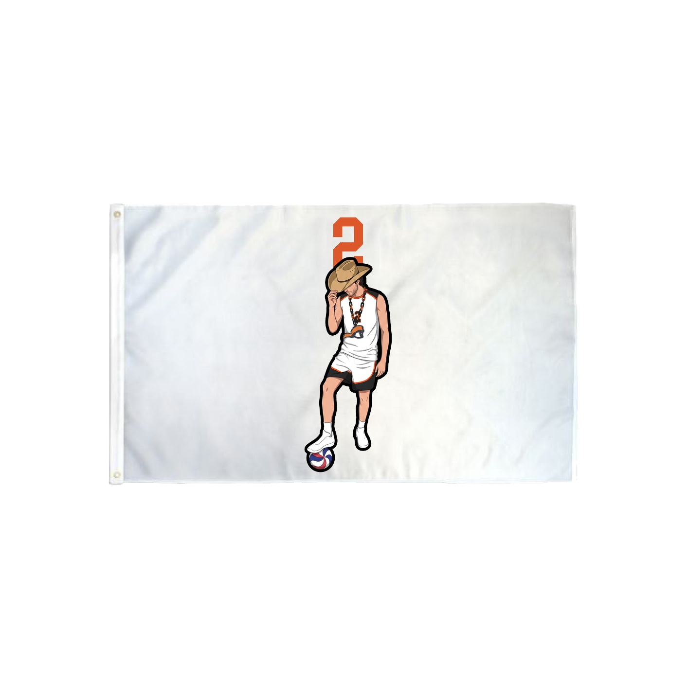 3x5 Flag — Number Top in Classic