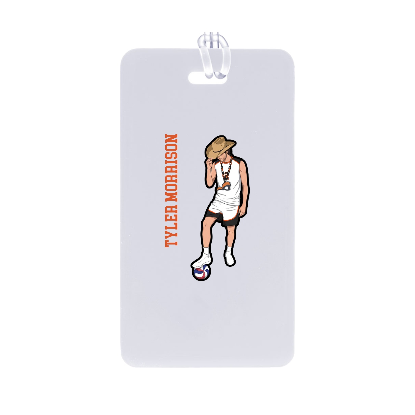 Bag Tag — Name Vertical in Classic