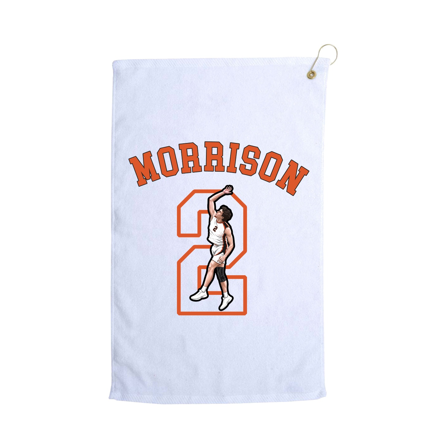 Golf Towel — Shirsey Arch in White