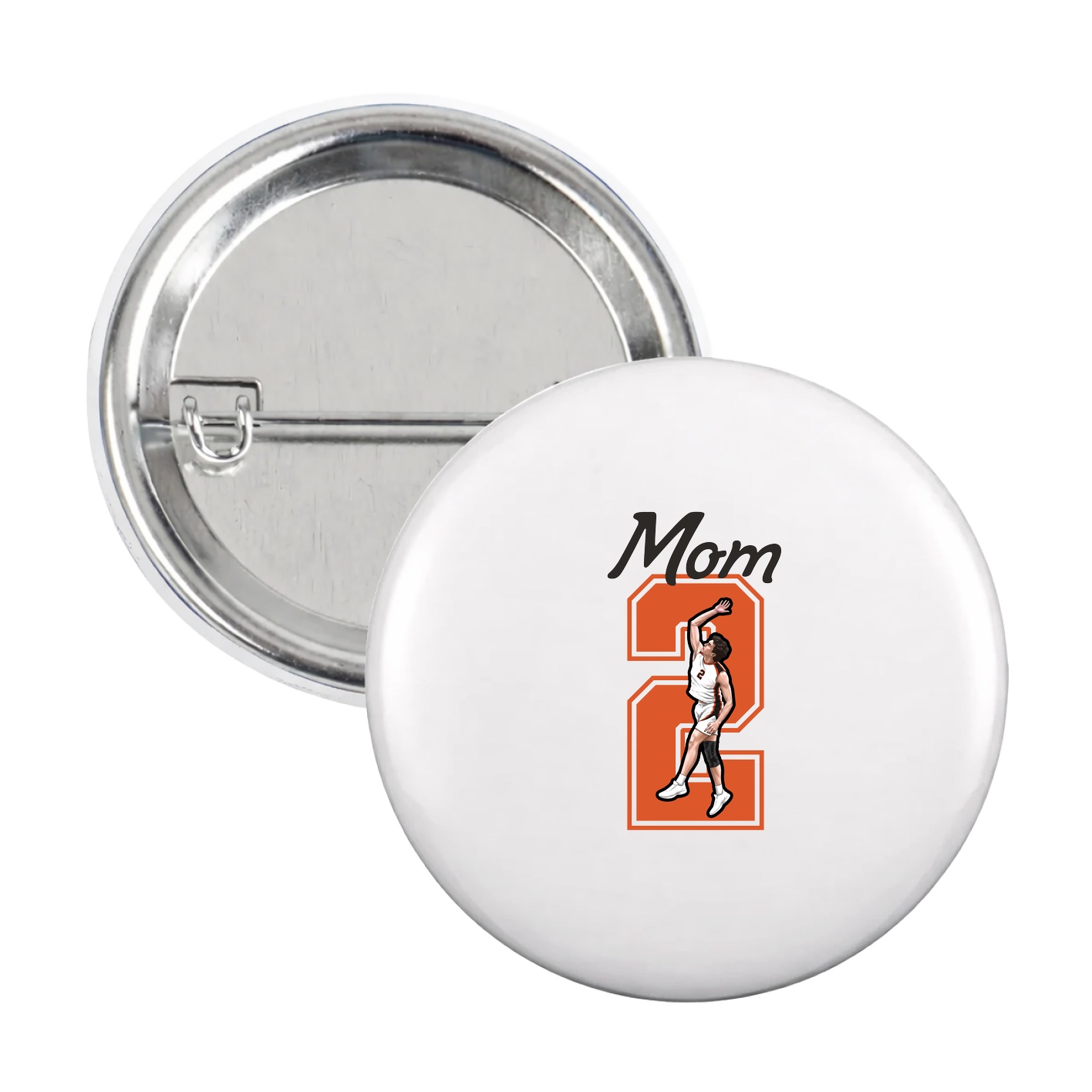 Game Day Button — Mothers Day Shirsey in White