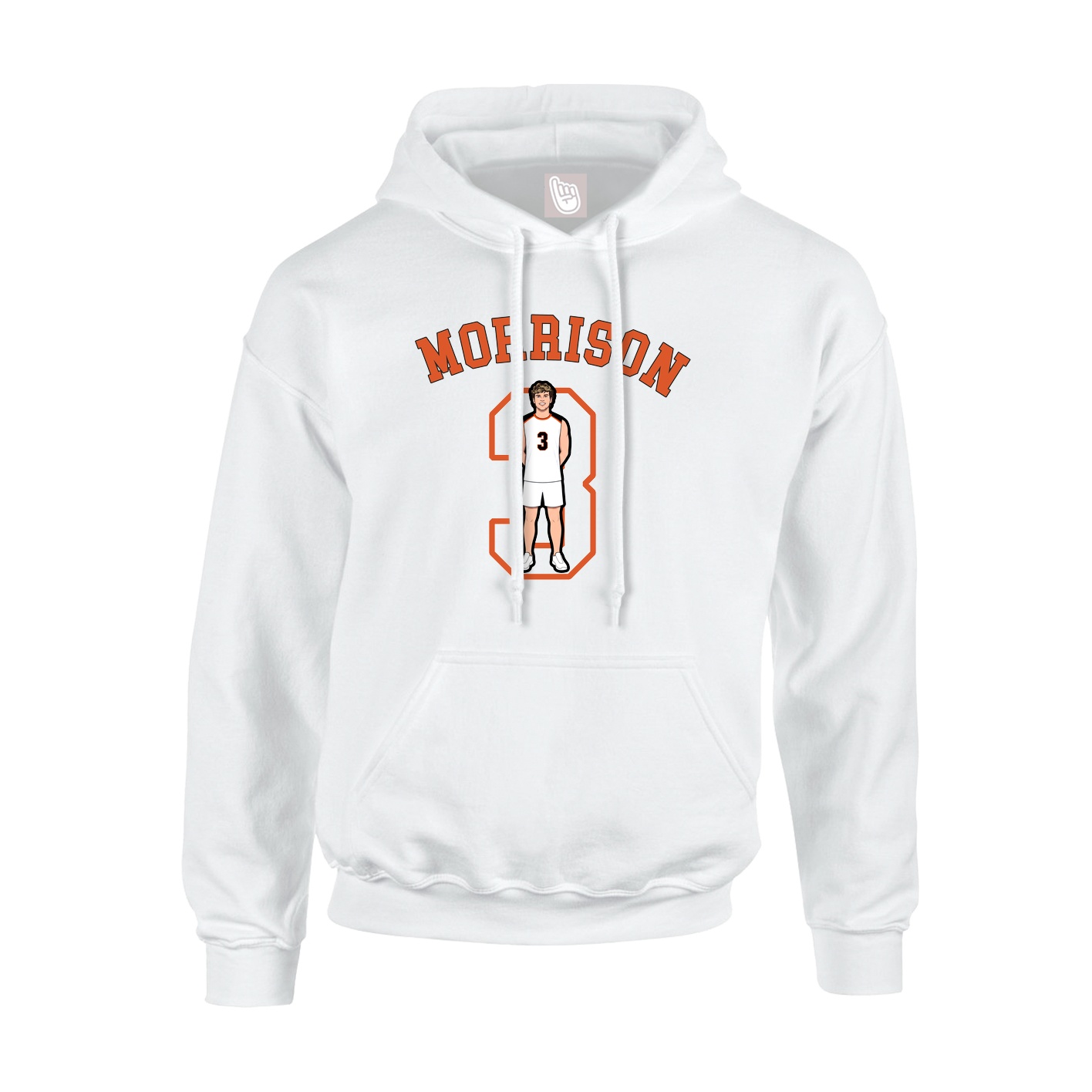 Hoodie — Shirsey Arch in White