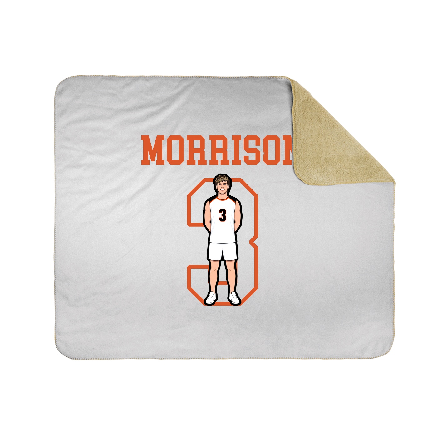 Throw Blanket — Shirsey in White