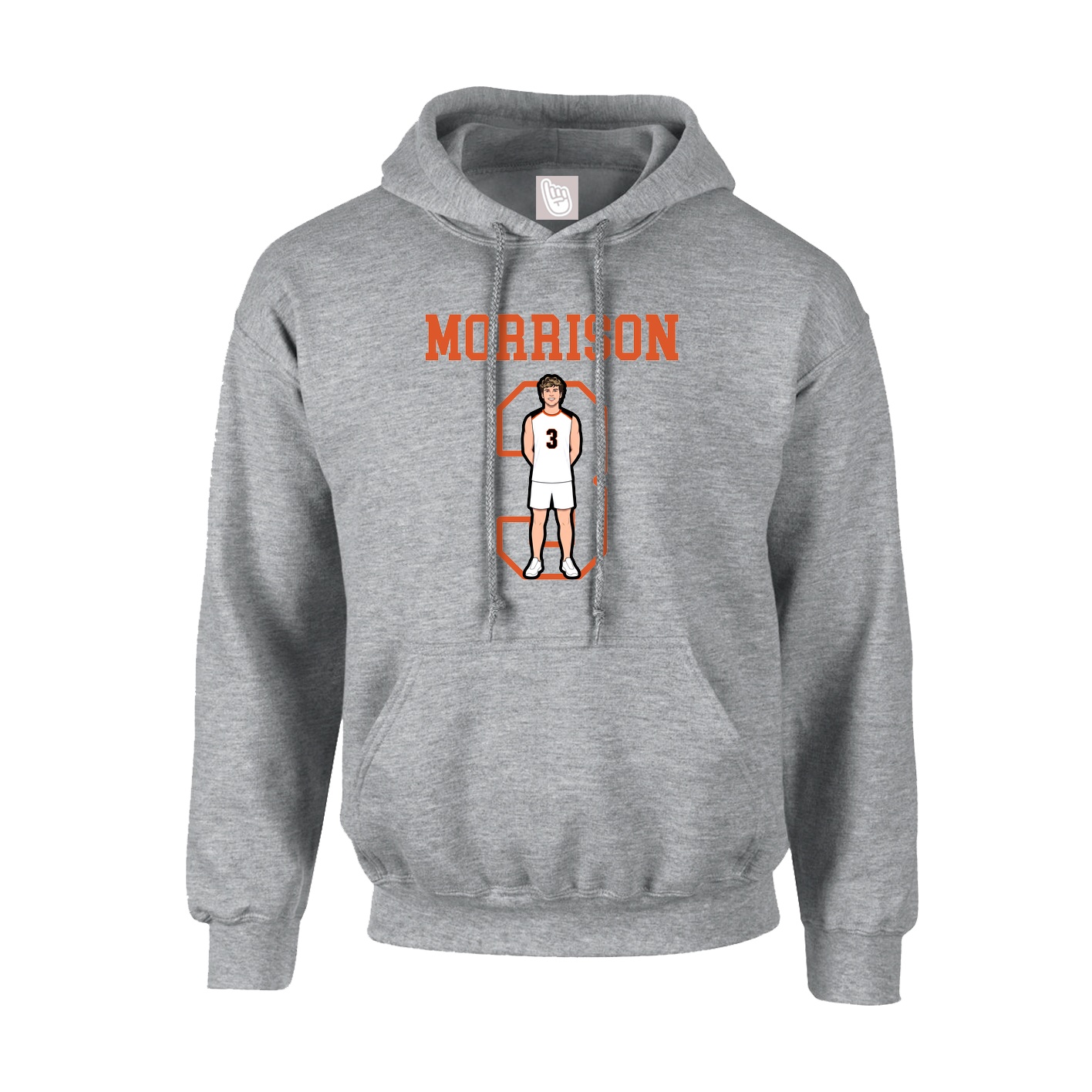 Hoodie — Shirsey in Grey