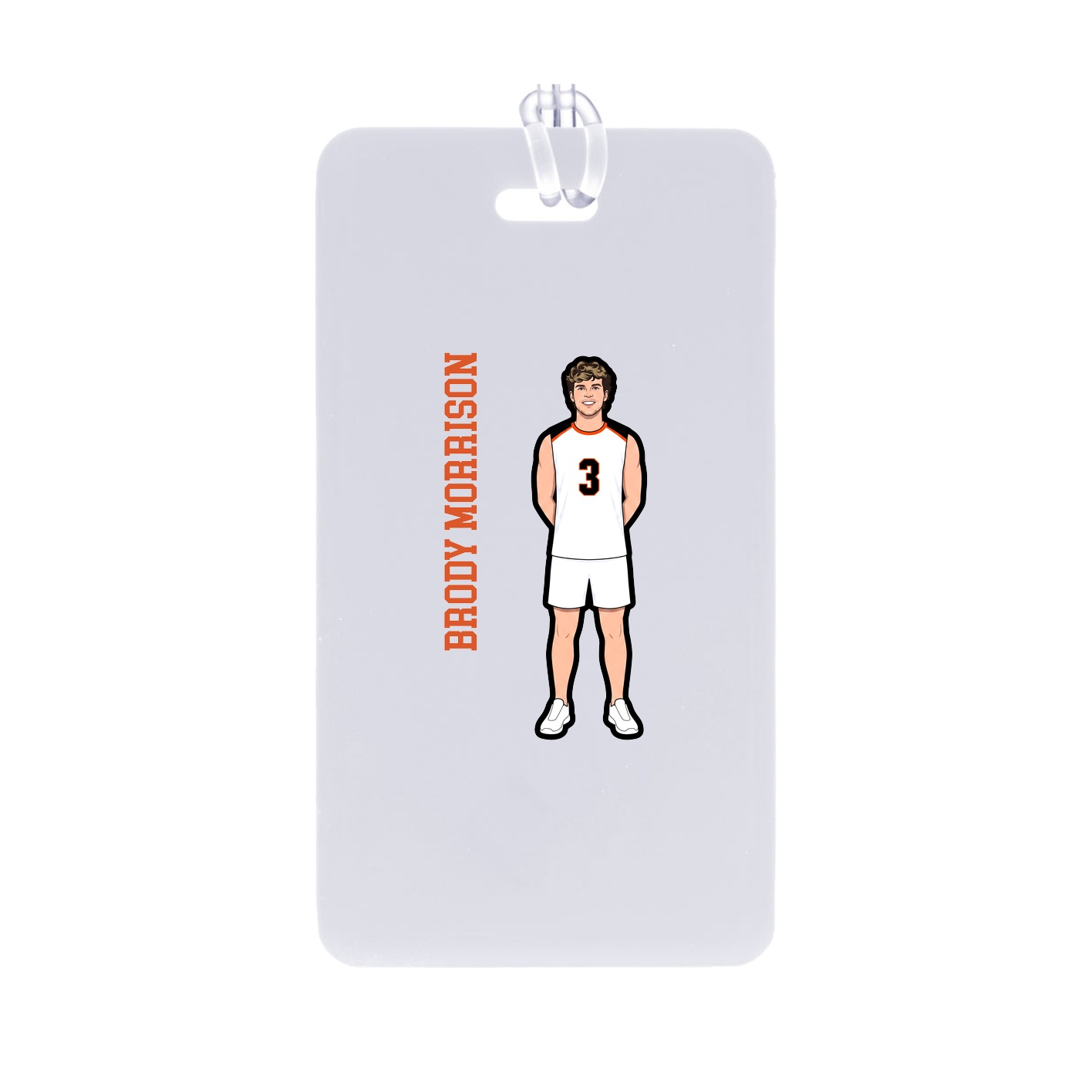 Bag Tag — Name Vertical in Classic