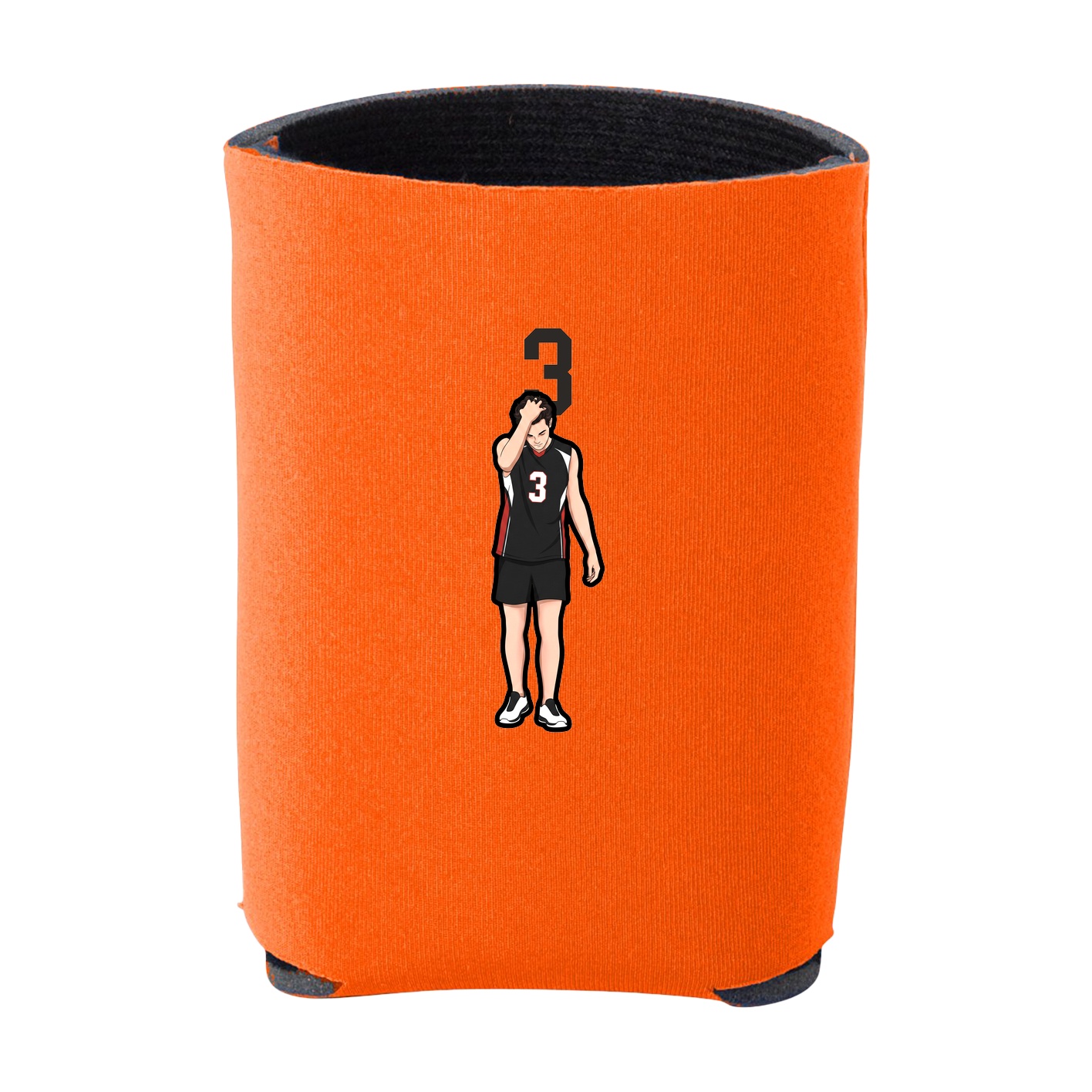 Can Holder — Number Top in Orange