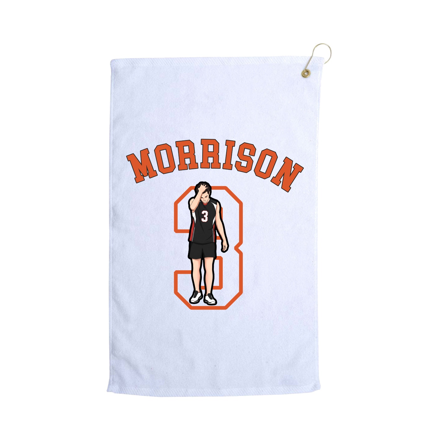 Golf Towel — Shirsey Arch in White