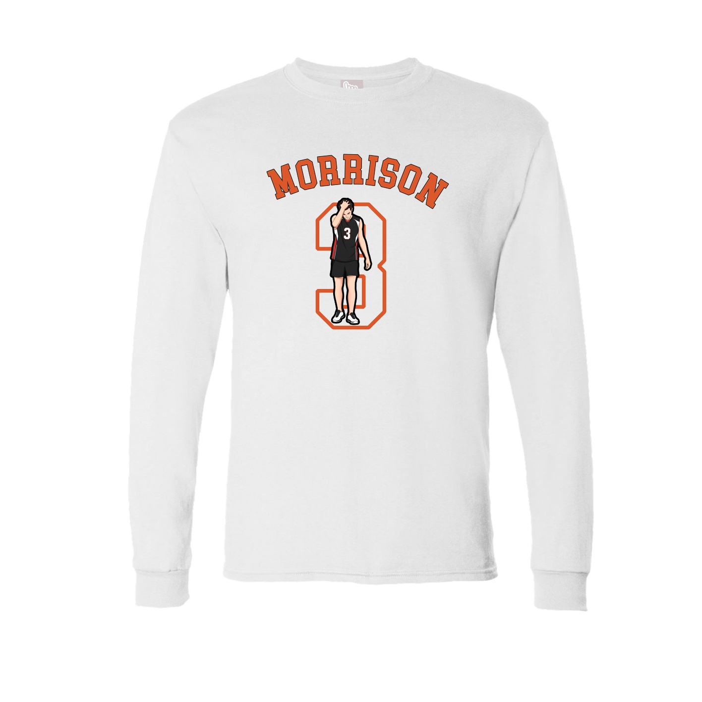 Long Sleeve Tee — Shirsey Arch in White