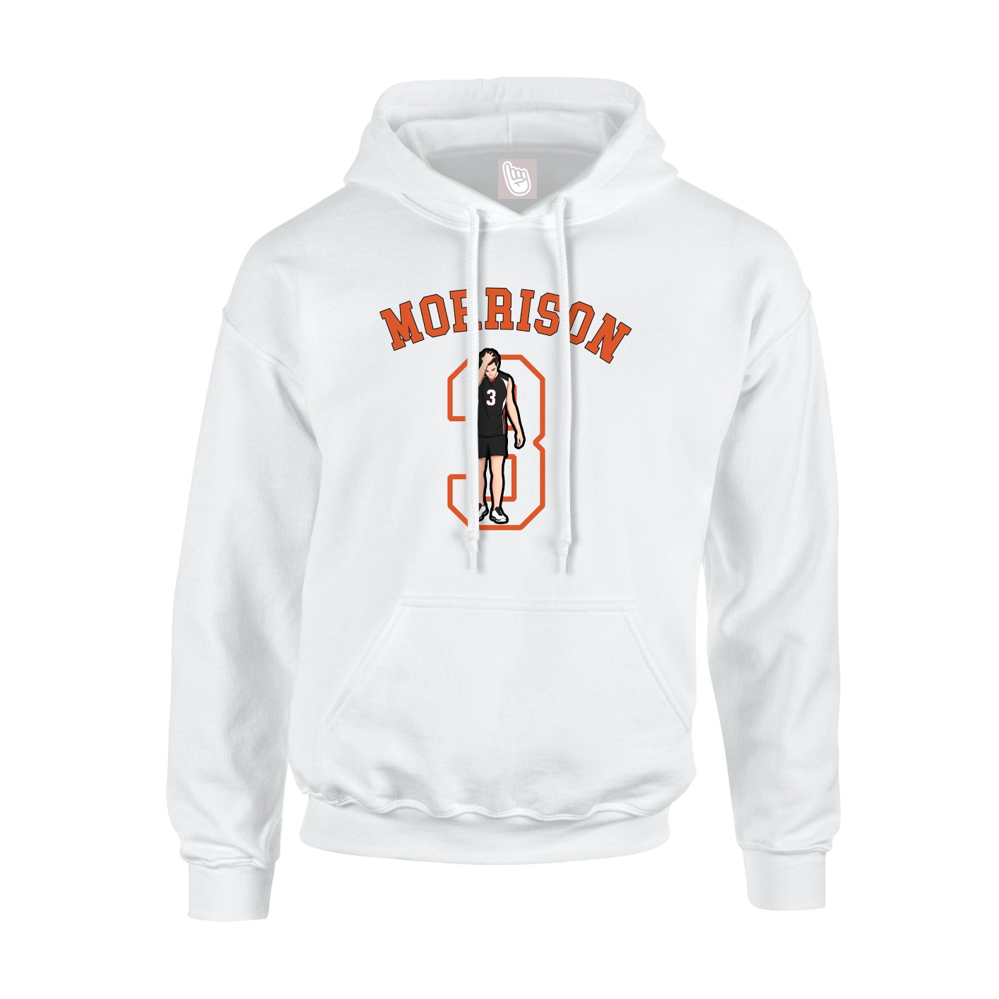 Youth Hoodie — Shirsey Arch in White