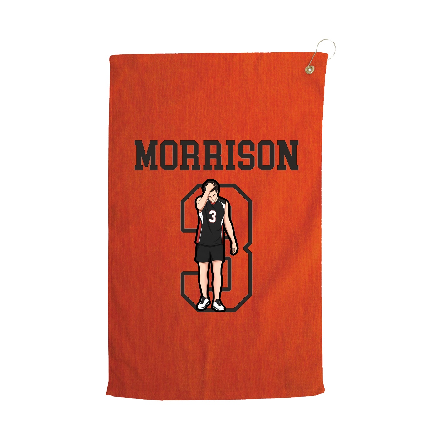 Golf Towel — Shirsey in Orange