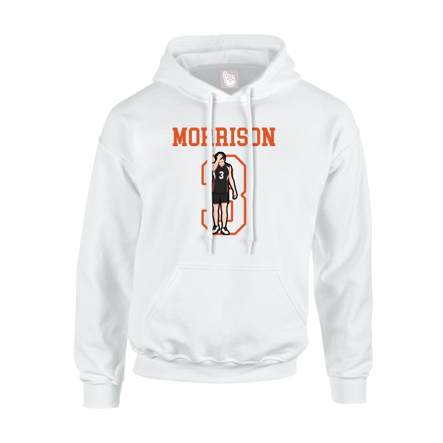 Hoodie — Shirsey in White
