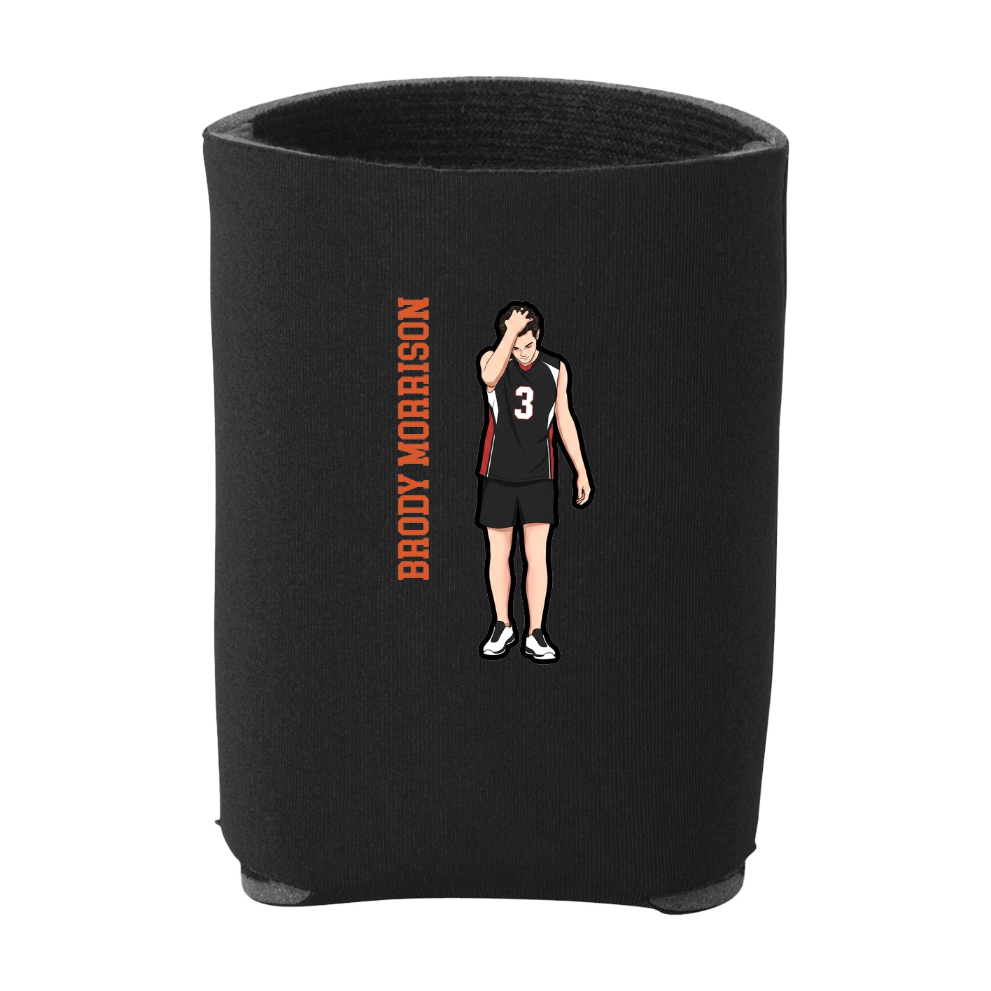 Can Holder — Name Vertical in Black