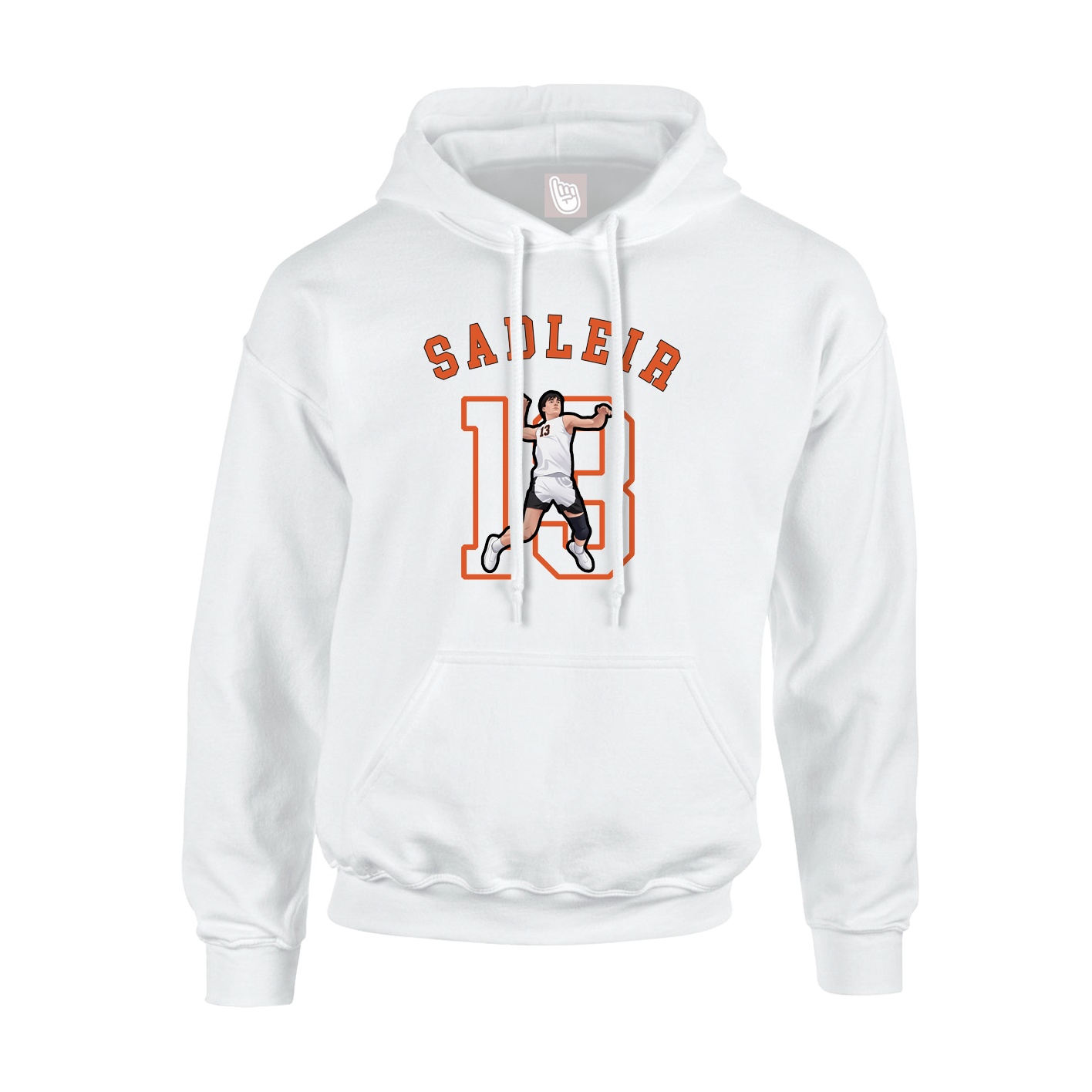 Hoodie — Shirsey Arch in White