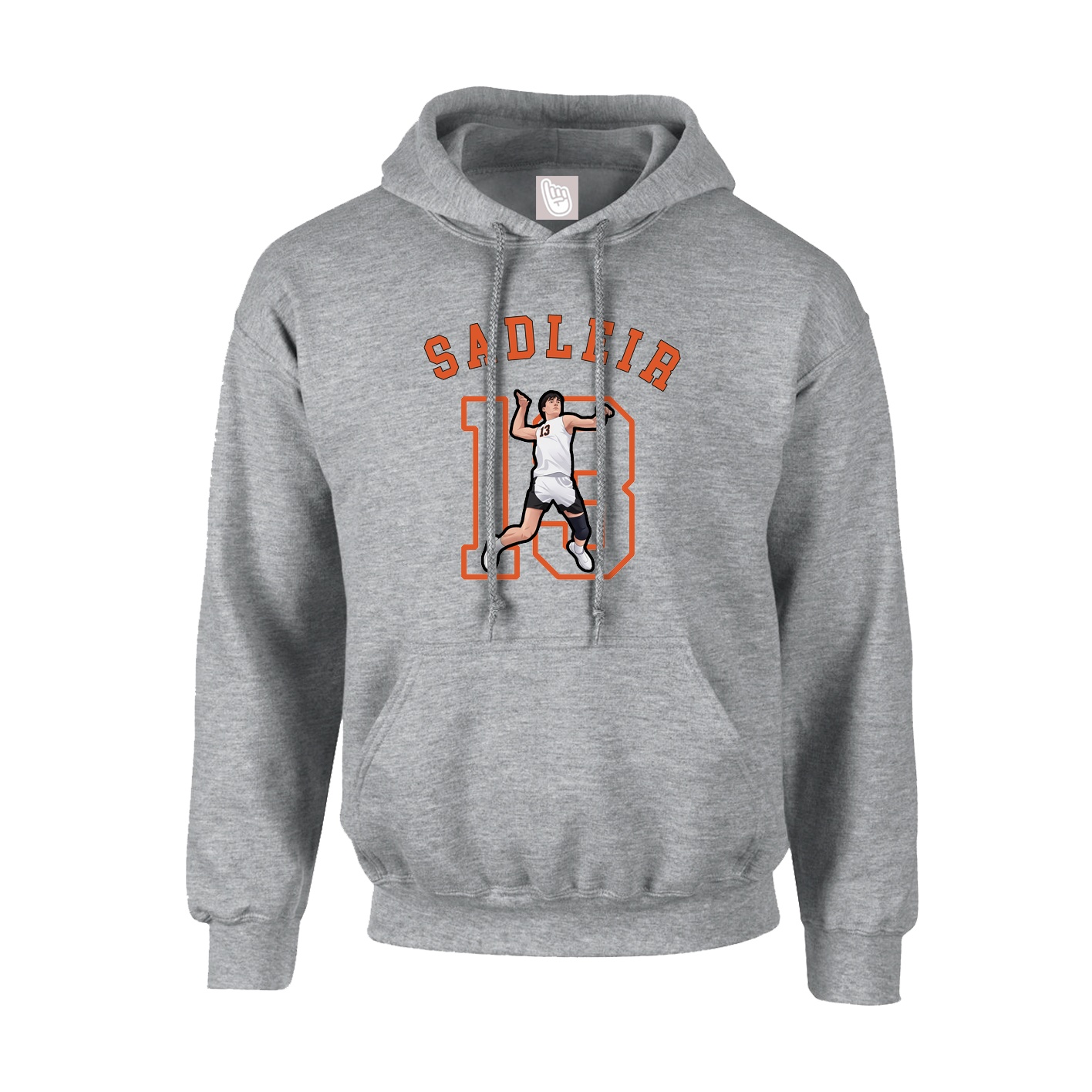 Youth Hoodie — Shirsey Arch in Grey