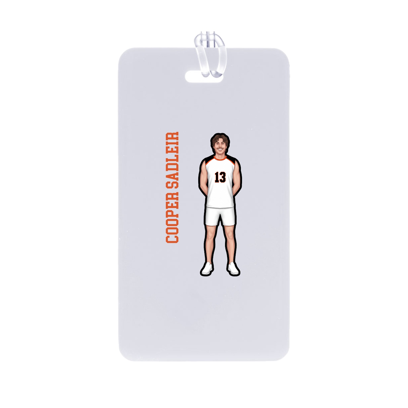 Bag Tag — Name Vertical in Classic