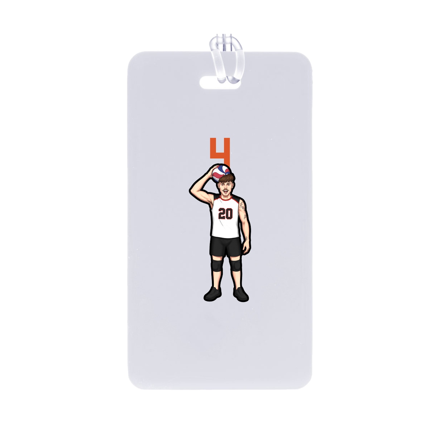 Bag Tag — Number Top in Classic