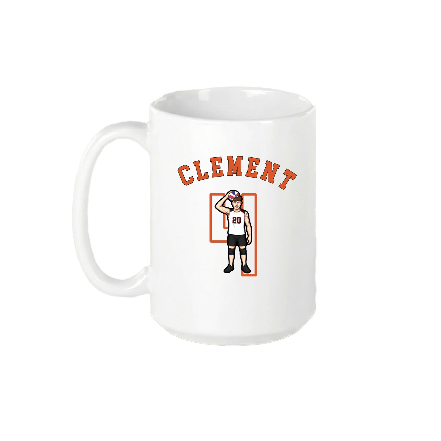 15oz Coffee Mug — Shirsey Arch in White