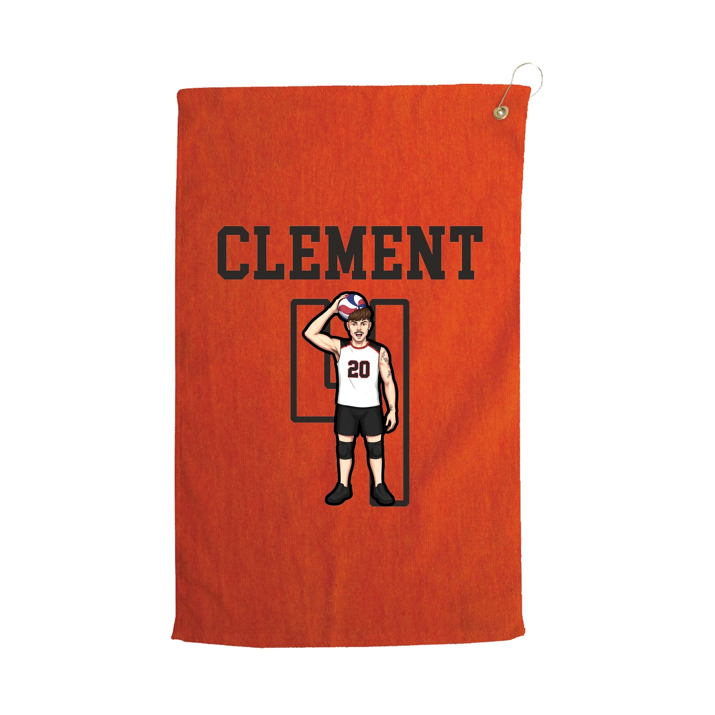 Golf Towel — Shirsey in Orange