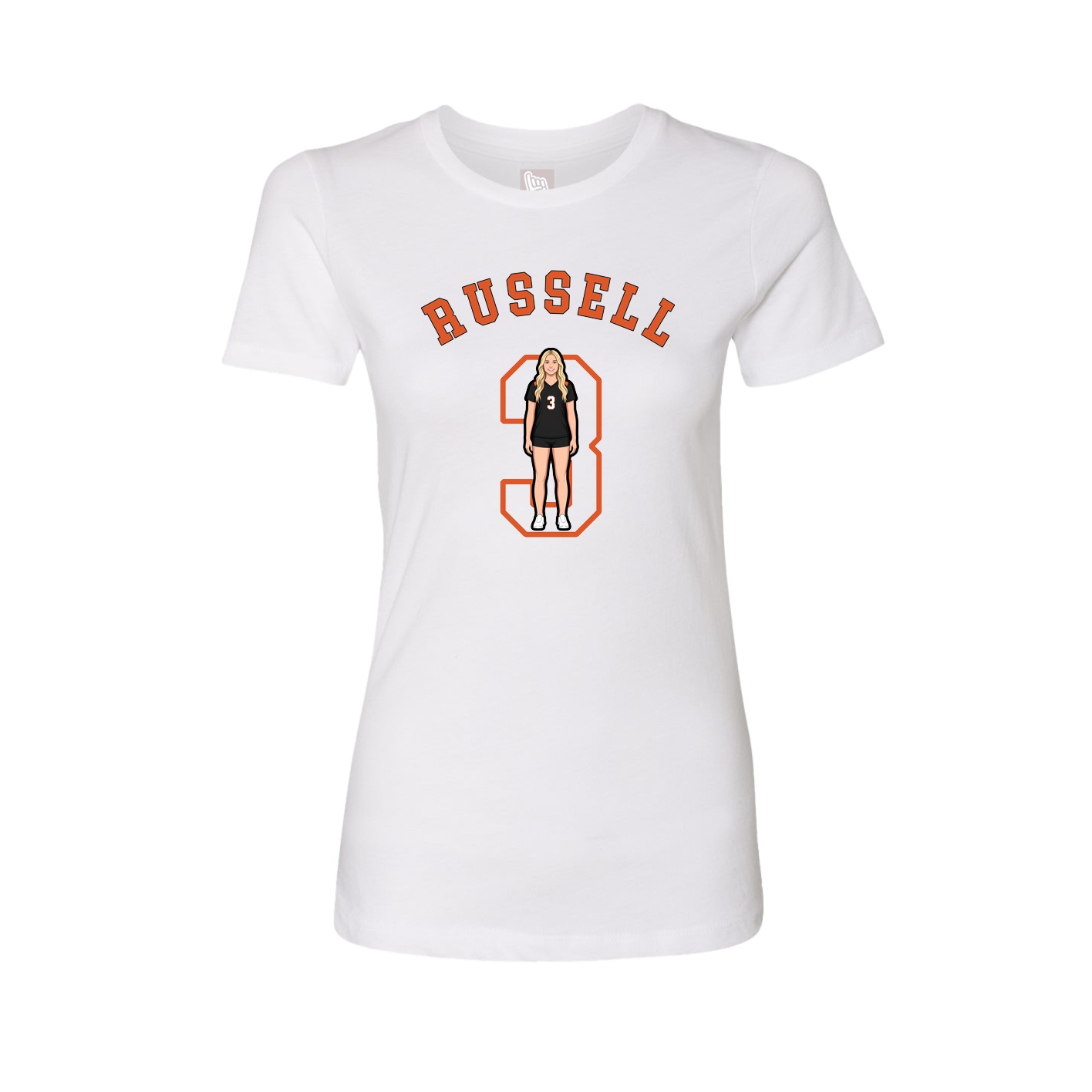 Womens Tee — Shirsey Arch in White