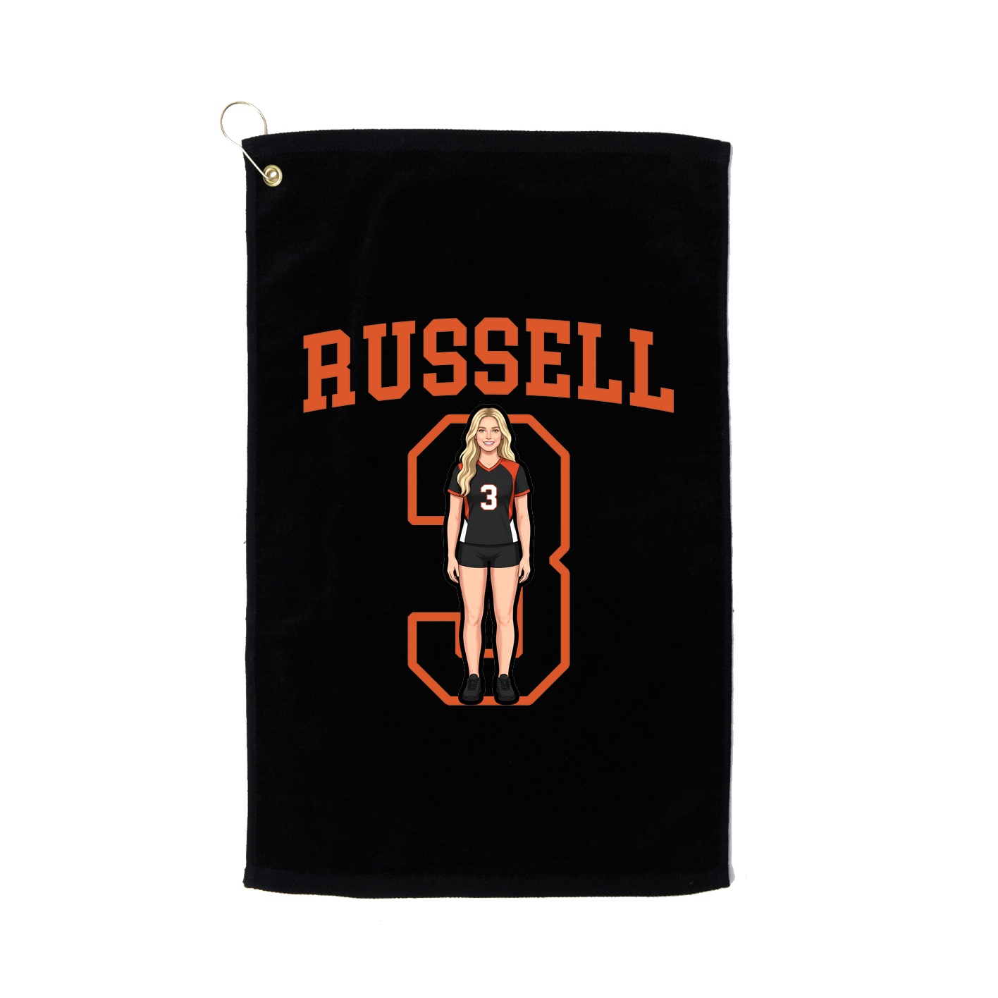 Golf Towel — Shirsey in Black
