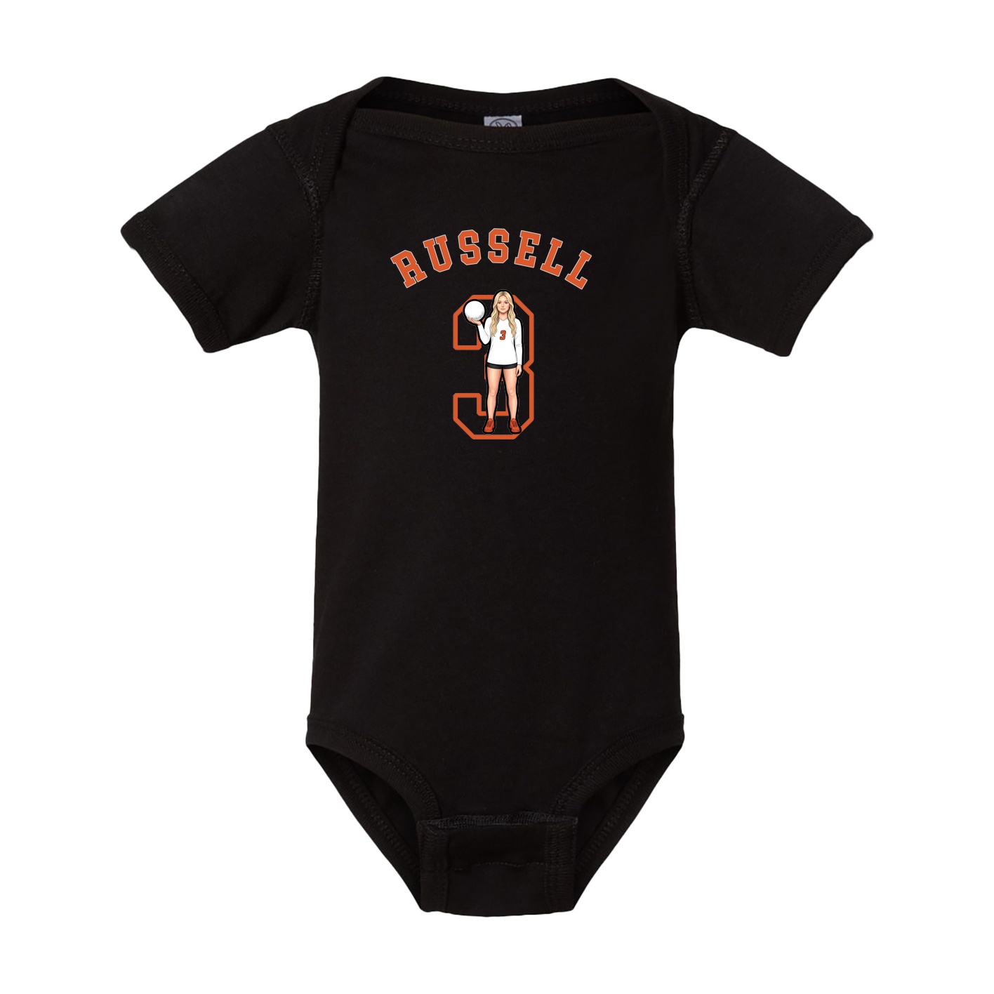 Baby Onesie — Shirsey Arch in Black