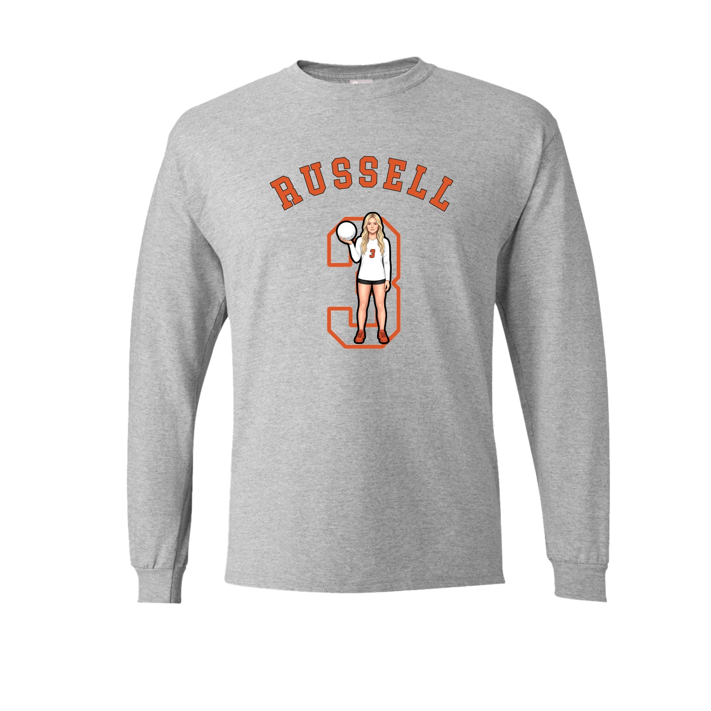 Long Sleeve Tee — Shirsey Arch in Grey