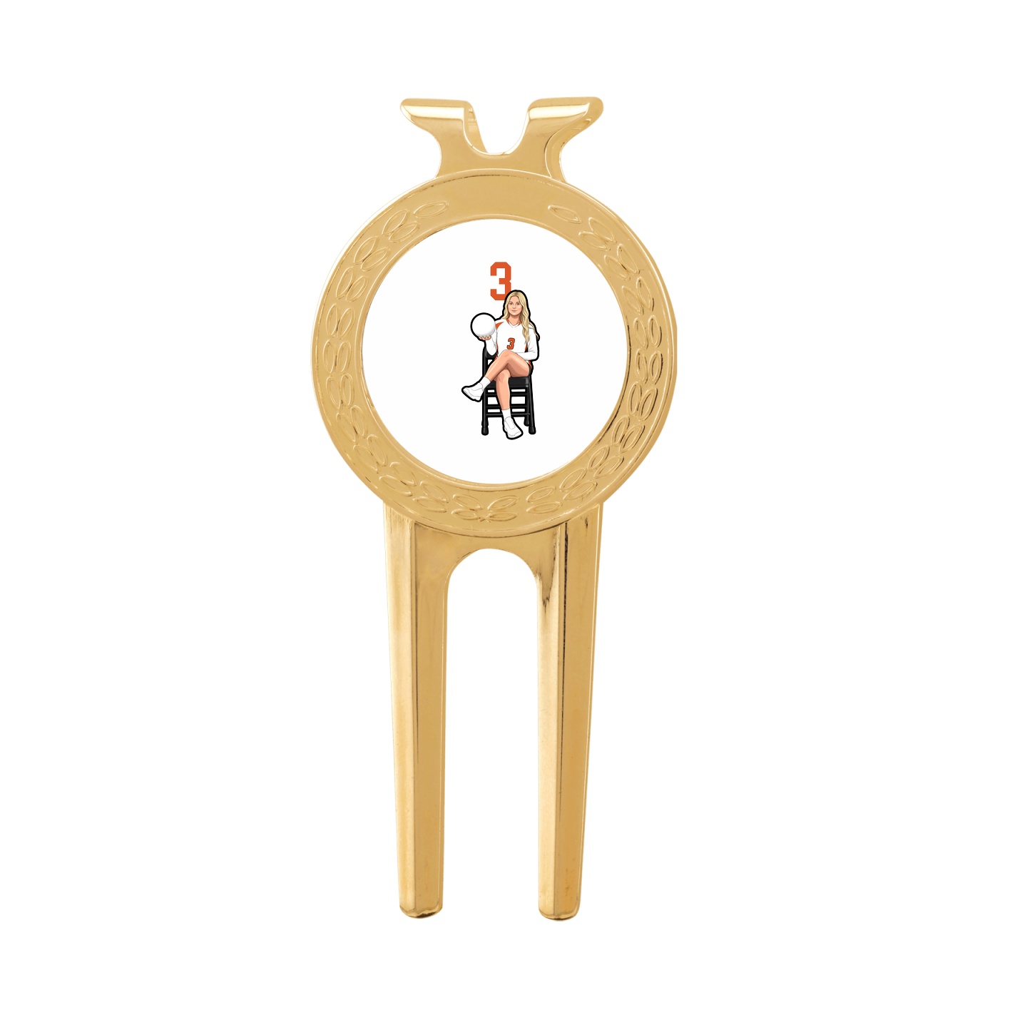 Divot Tool with Ball Marker — Number Top in Classic
