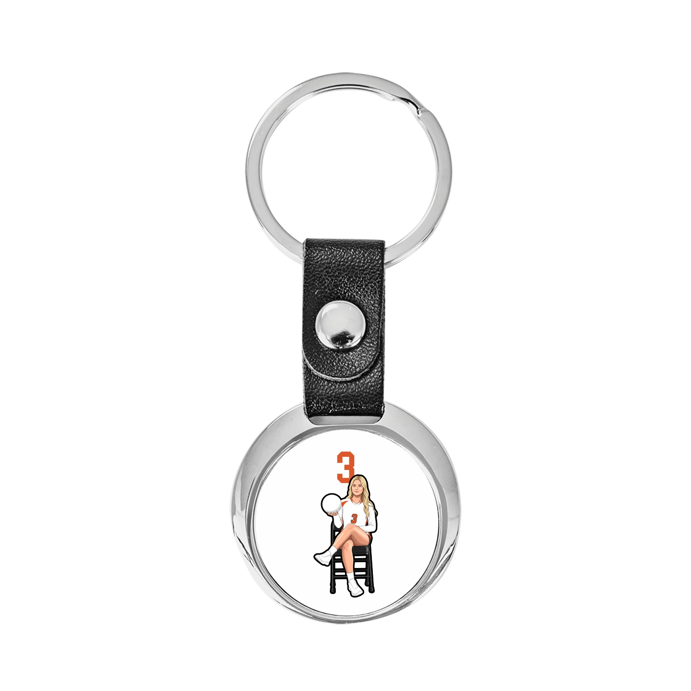 Key Chain — Number Top in Classic