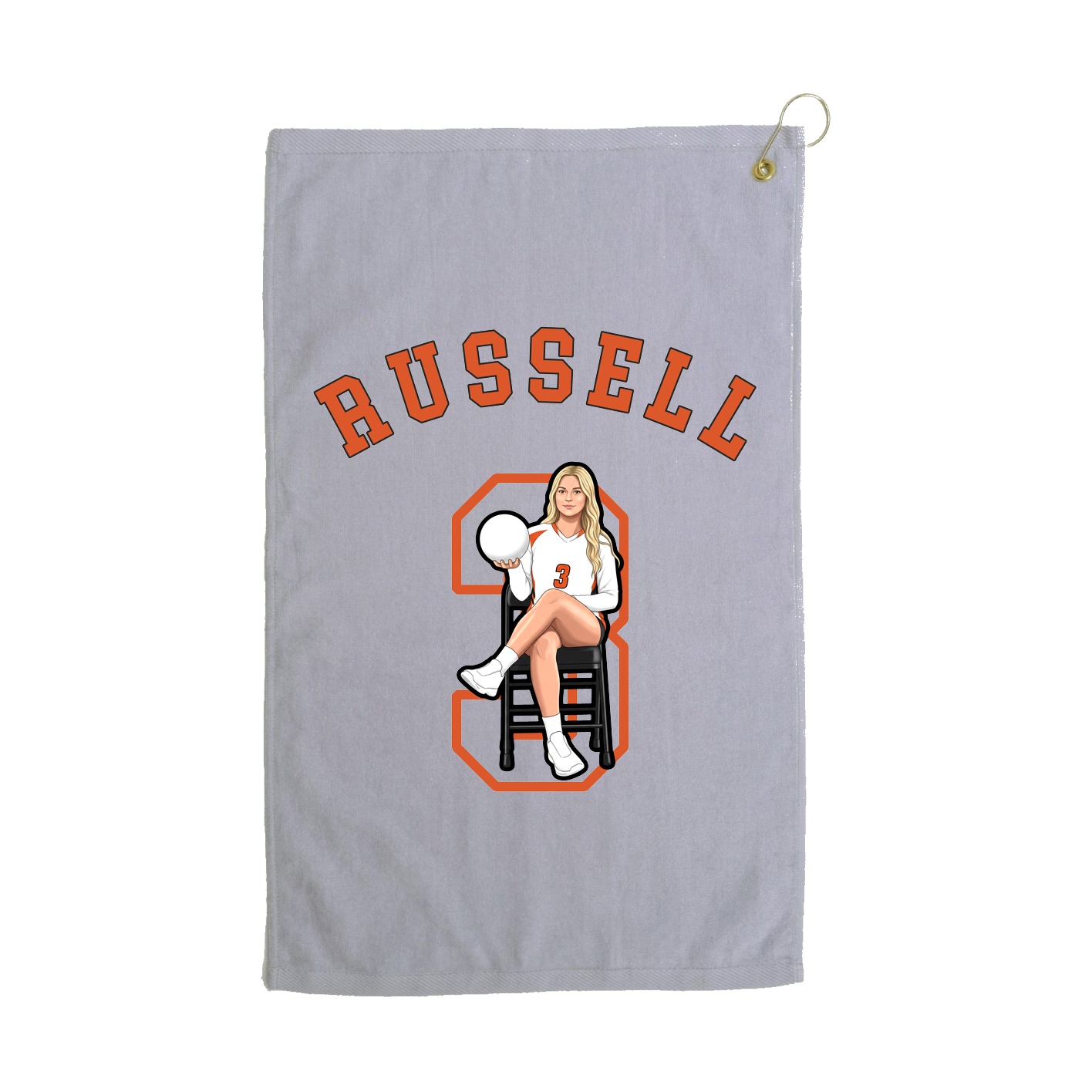 Golf Towel — Shirsey Arch in Grey