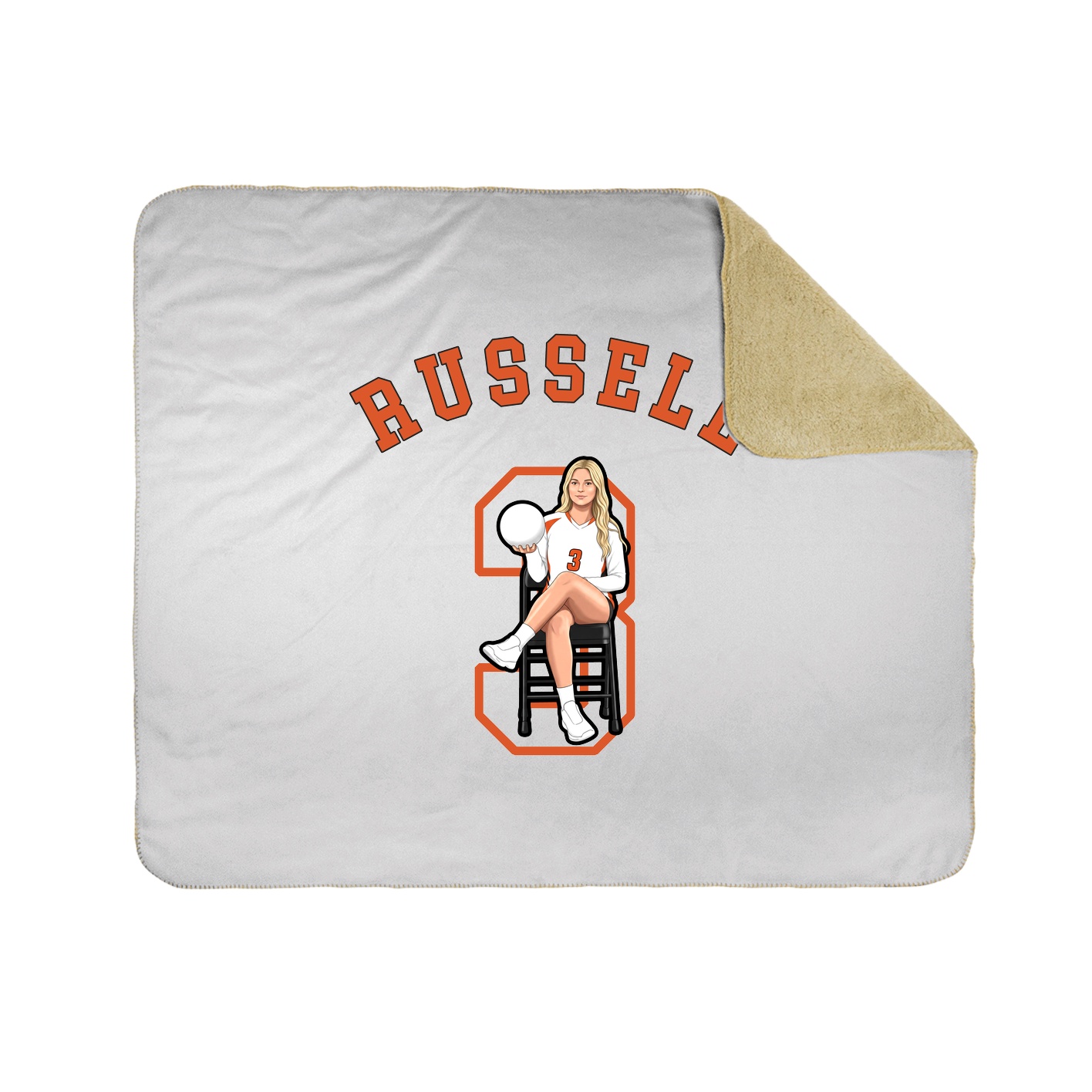 Throw Blanket — Shirsey Arch in White
