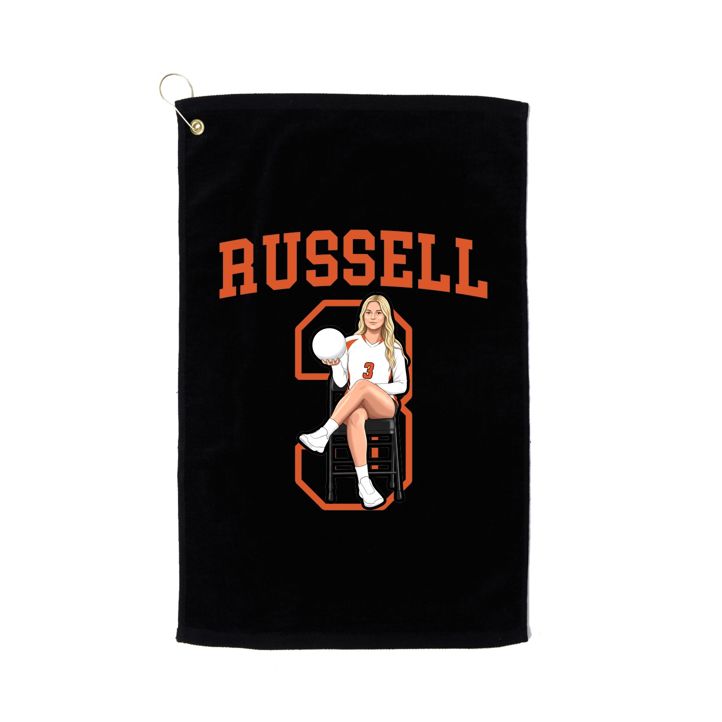 Golf Towel — Shirsey in Black